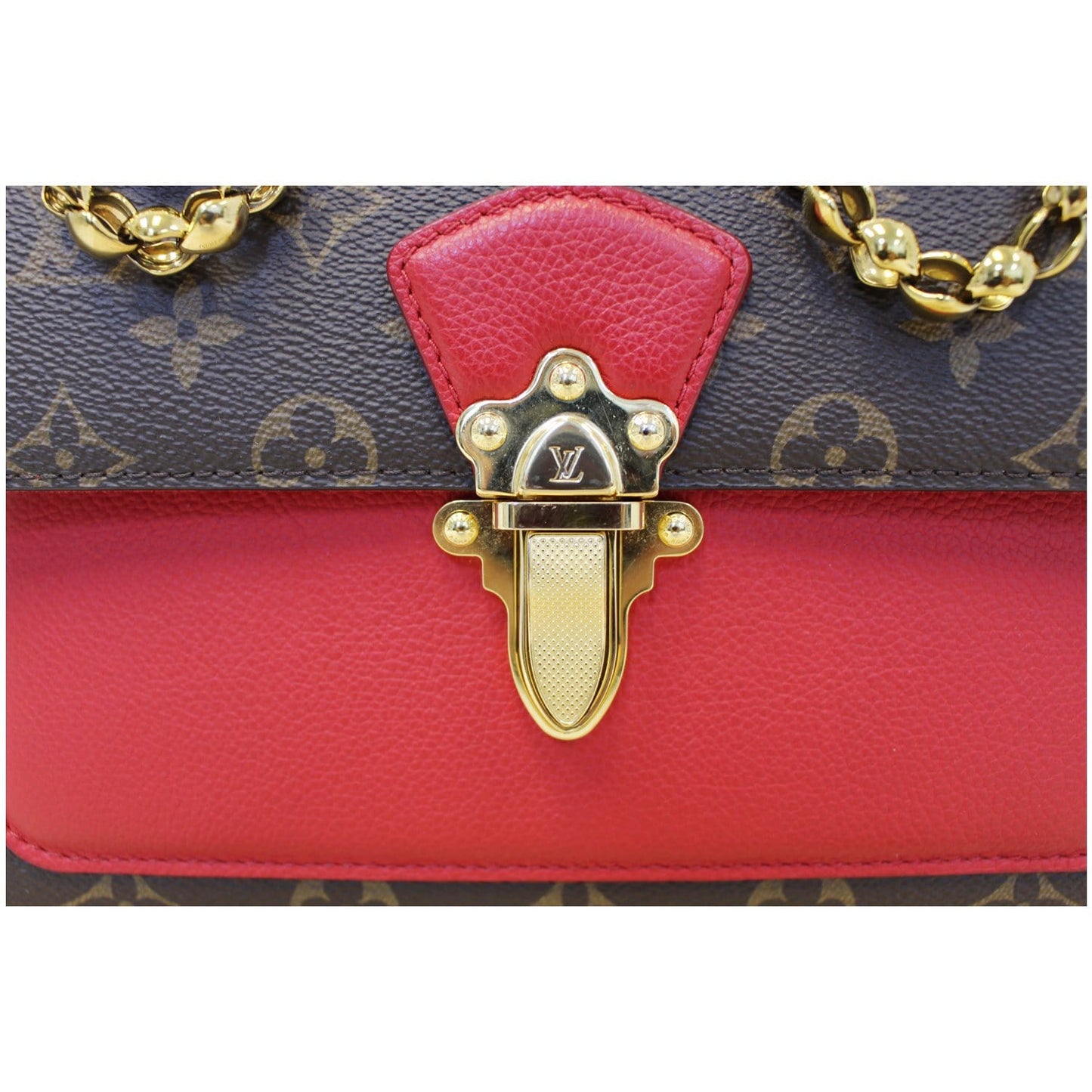 LOUIS VUITTON Victoire  Cerise Monogram Canvas Shoulder Bag