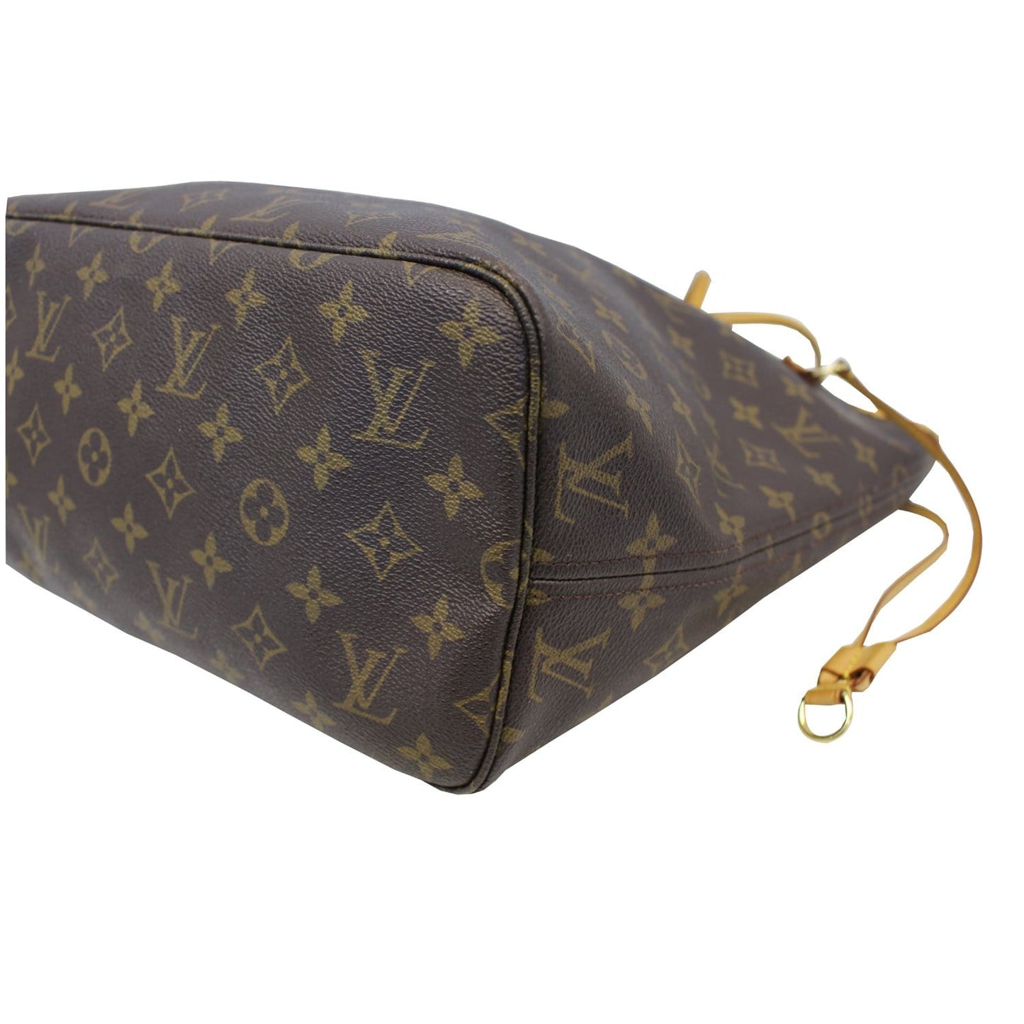 LOUIS VUITTON Neverfull MM Monogram Canvas  Brown Tote Bag
