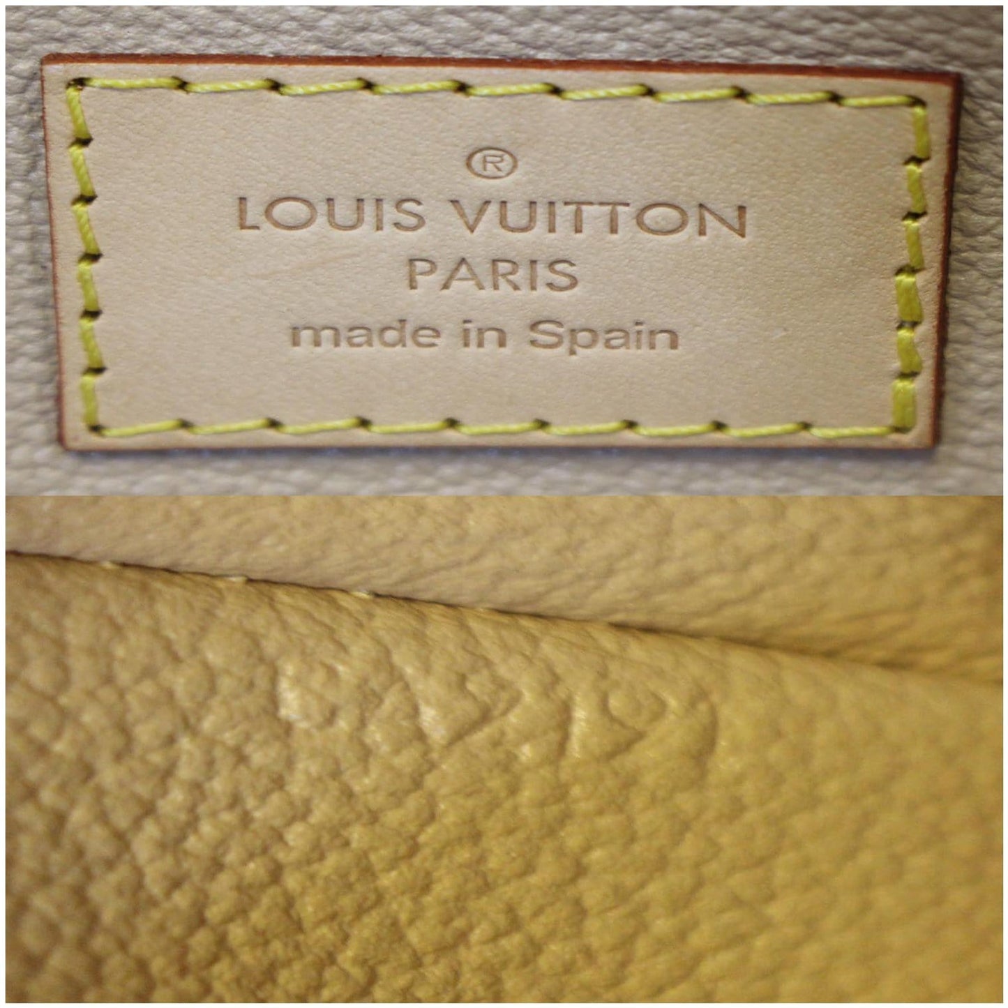 LOUIS VUITTON Damier Azur Cosmetic Pouch White