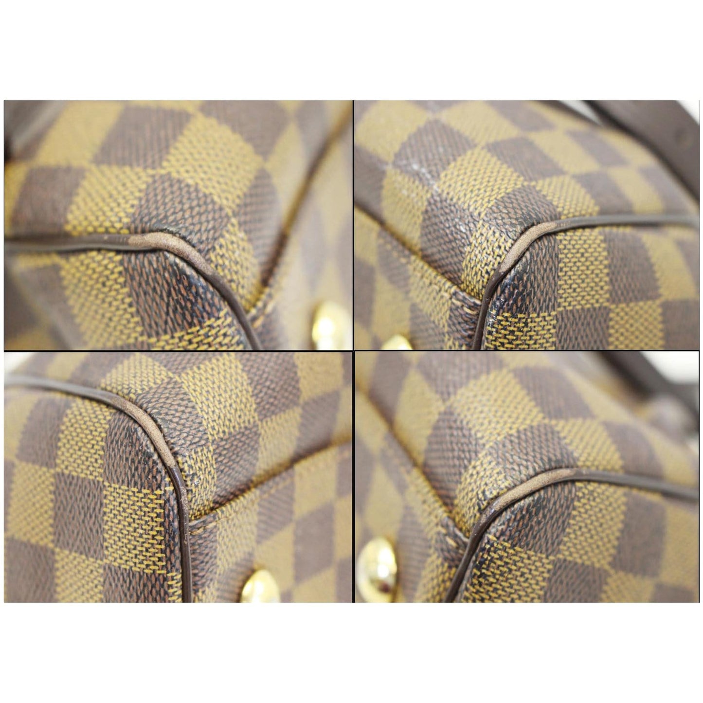 LOUIS VUITTON Trevi PM Damier Ebene Shoulder Bag Brown - 15% OFF