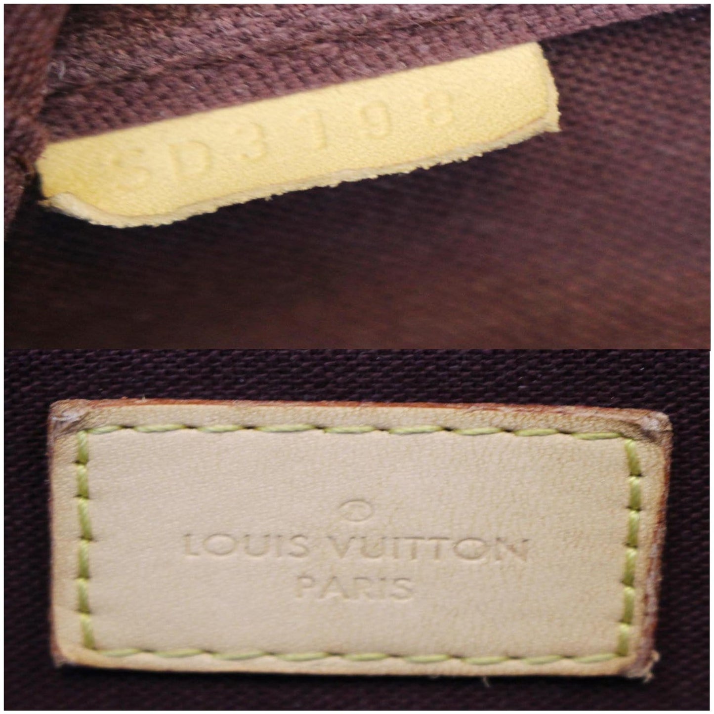 LOUIS VUITTON Favorite PM Monogram Canvas Crossbody Bag Brown