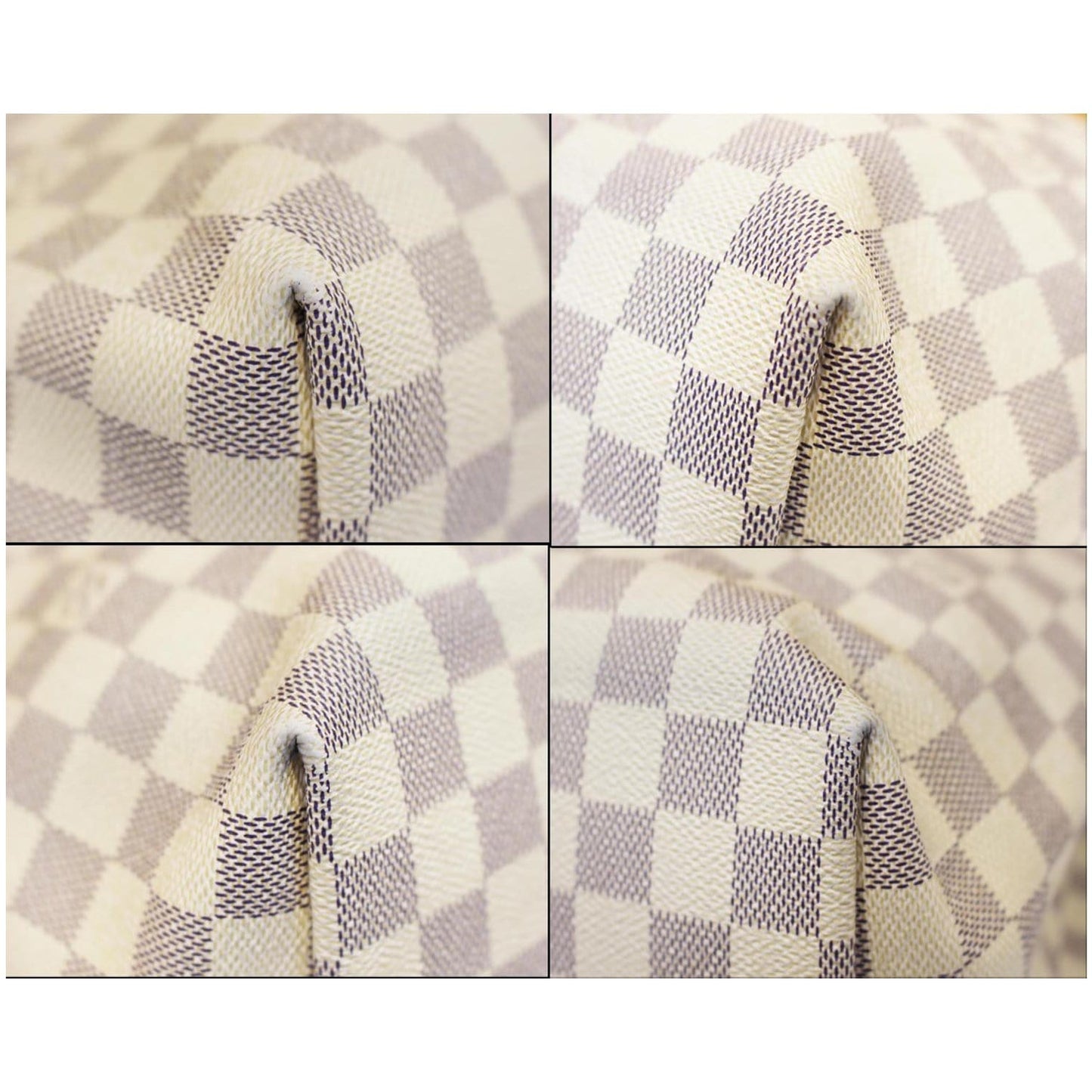 LOUIS VUITTON Graceful MM Damier Azur Shoulder Bag