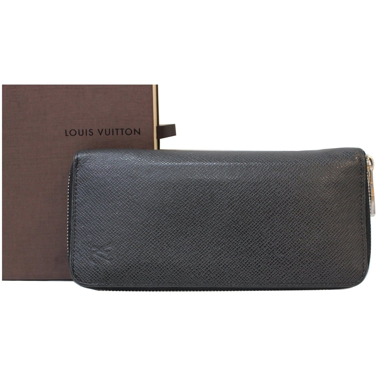 LOUIS VUITTON Zippy Vertical Taiga Long Wallet Ardoise - Last Call