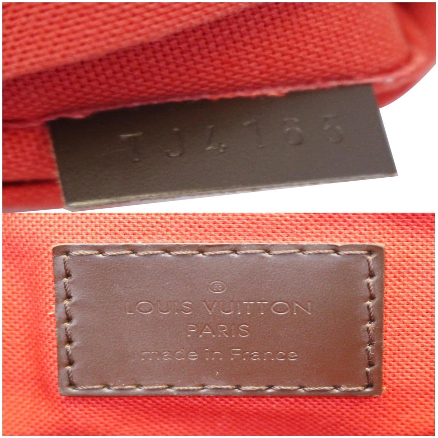 LOUIS VUITTON Siena PM Damier Ebene Shoulder Bag Brown