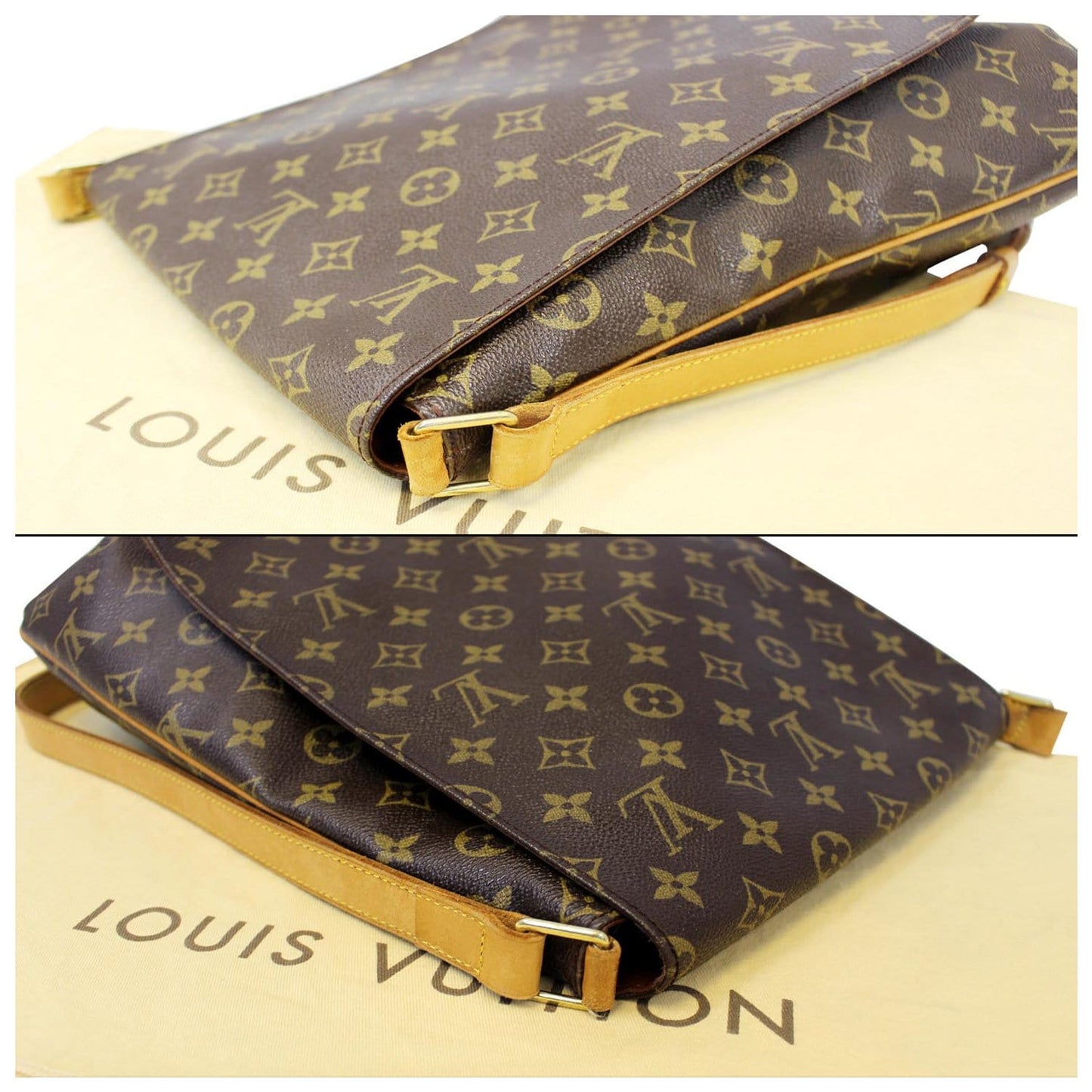 LOUIS VUITTON Musette Salsa GM Monogram Canvas Crossbody Bag