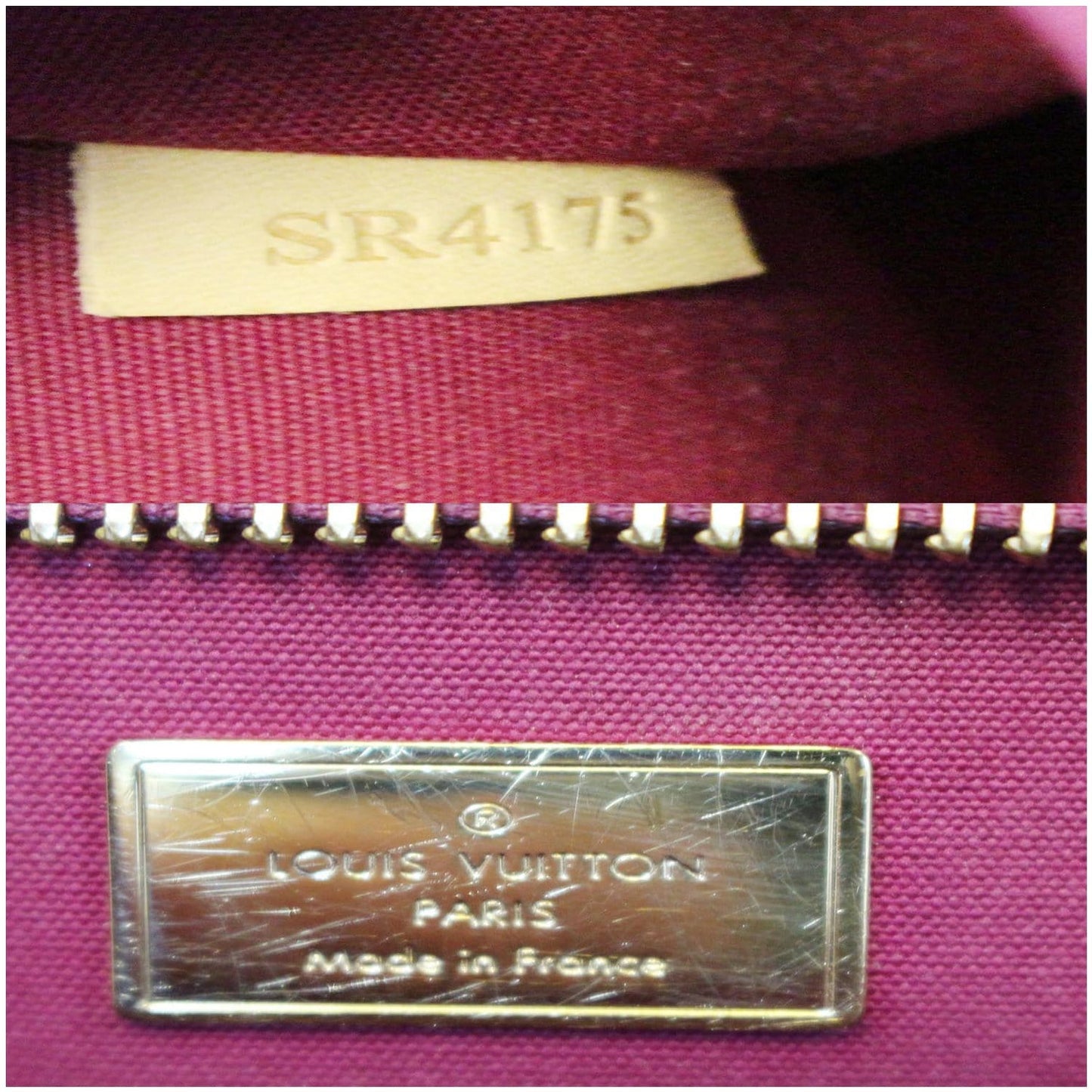 LOUIS VUITTON Brea MM NM Monogram Vernis Shoulder Bag Magenta
