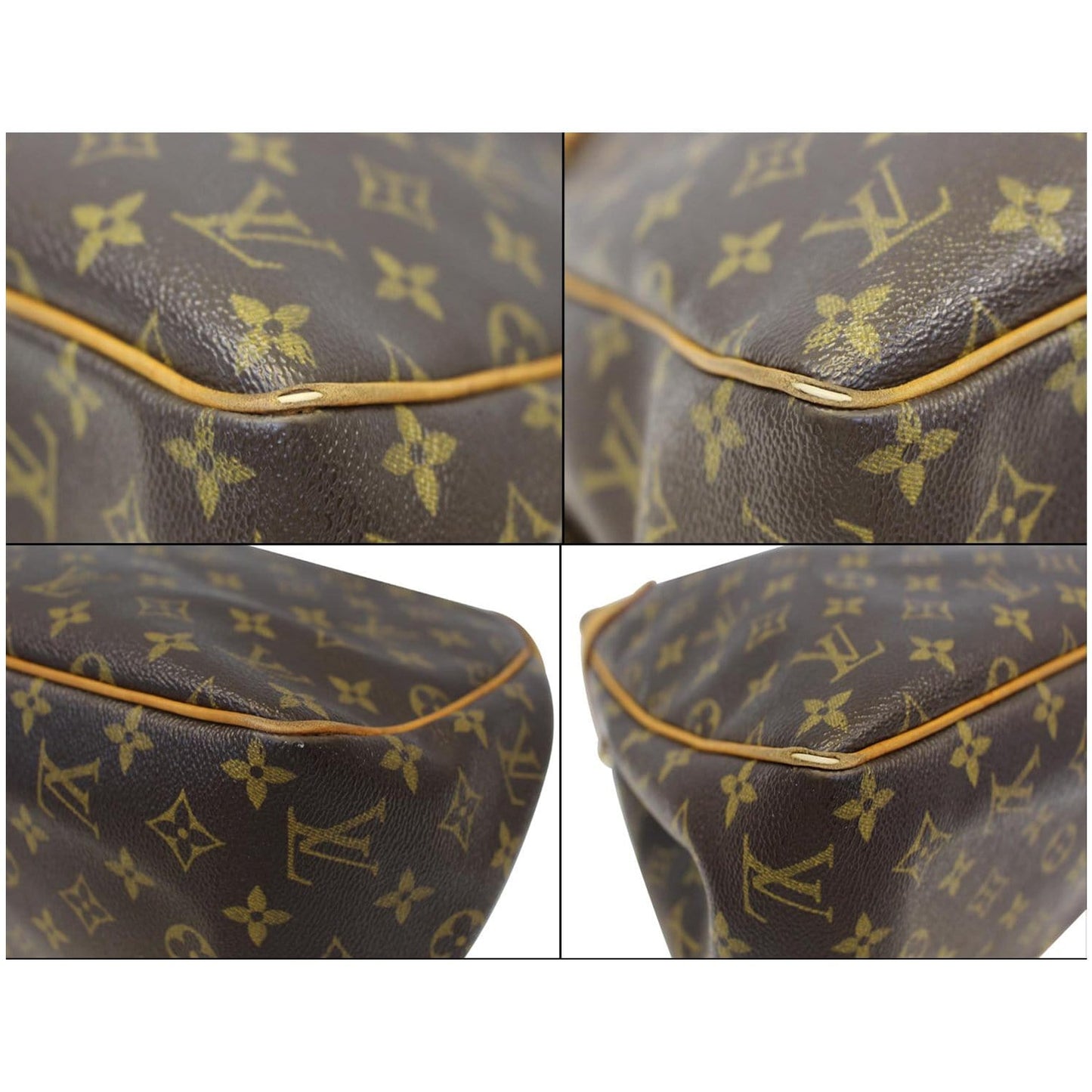 LOUIS VUITTON Batignolles Vertical Monogram Canvas Shoulder Bag Brown