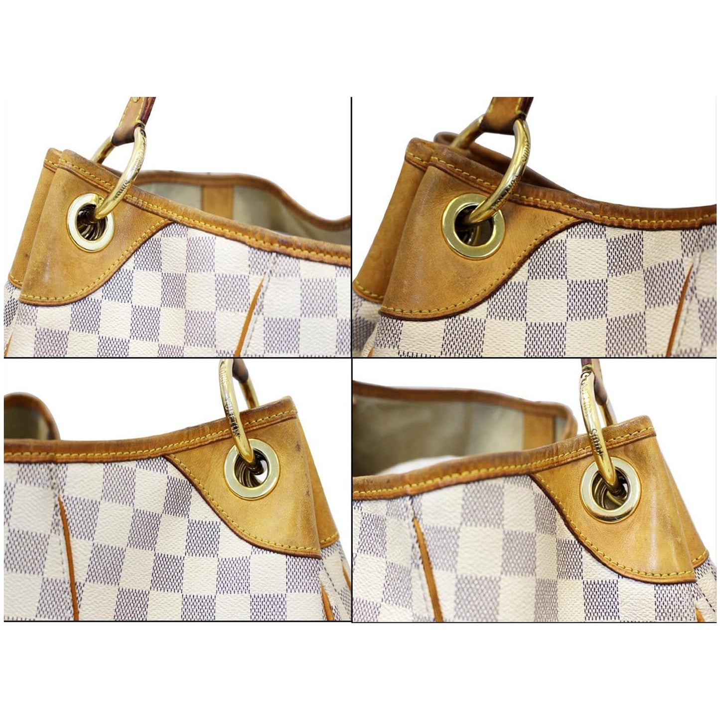 LOUIS VUITTON Galliera GM Damier Azur Shoulder Bag
