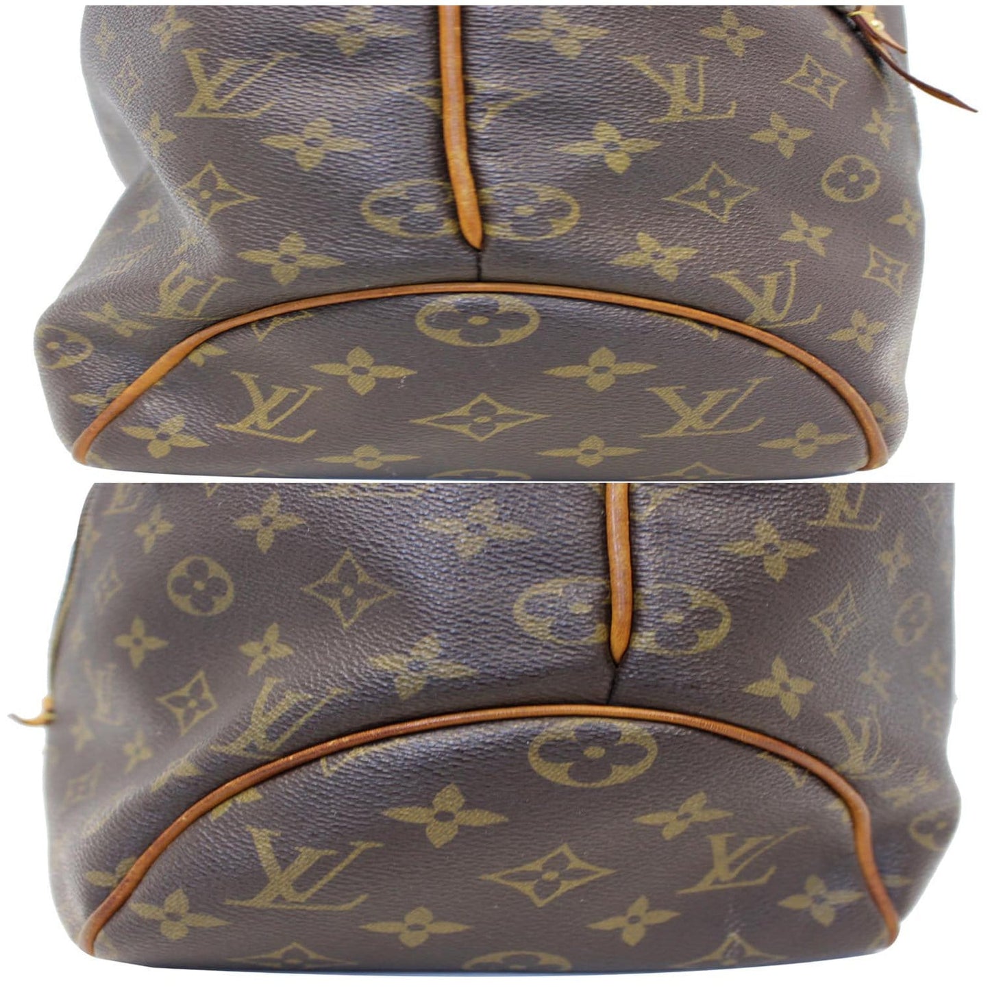 LOUIS VUITTON Delightful GM Monogram Canvas Shoulder Bag Brown