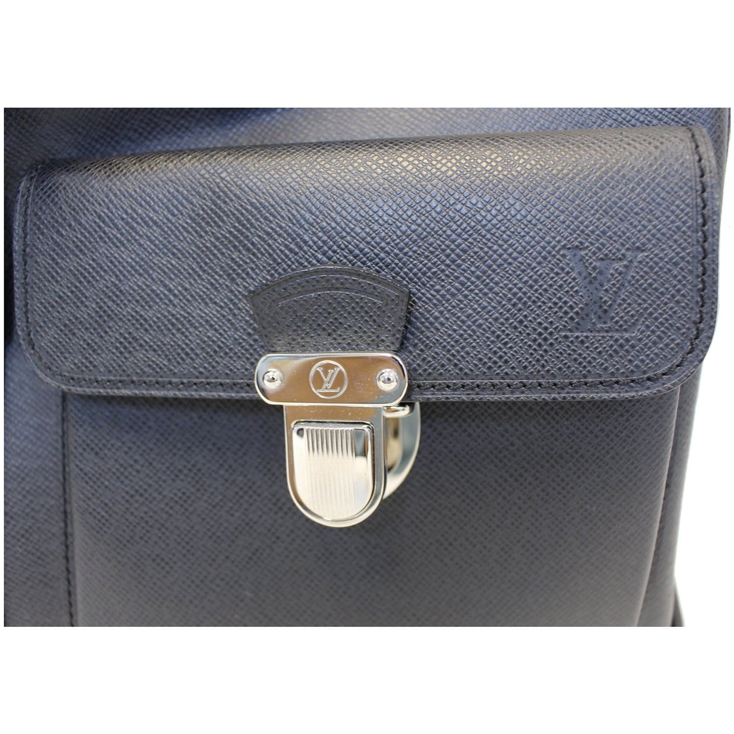 LOUIS VUITTON Ivan Taiga Leather Carry On Travel Bag Ardoise