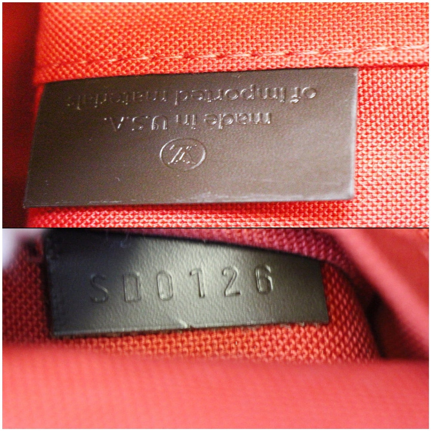 LOUIS VUITTON Alma MM Damier Ebene Satchel Bag Brown