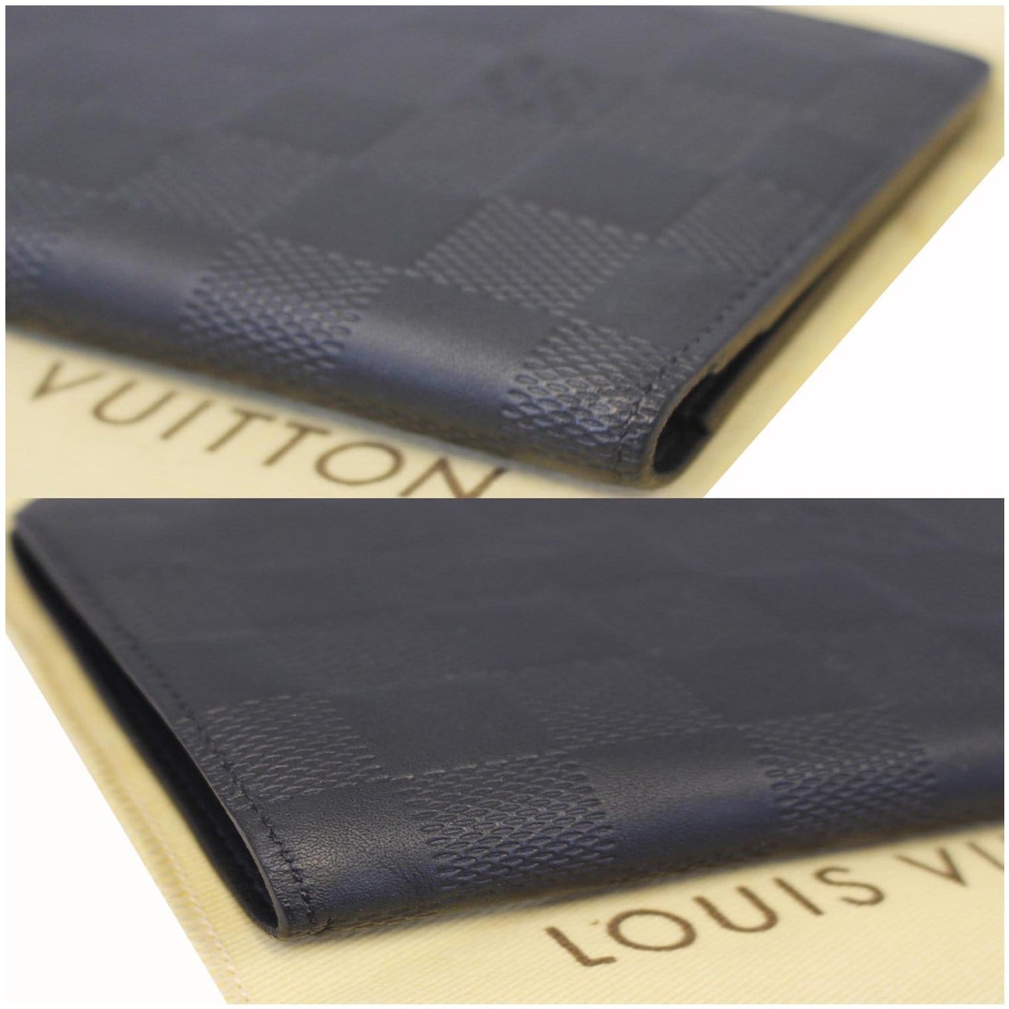 LOUIS VUITTON Pocket Organizer Damier Infini Black
