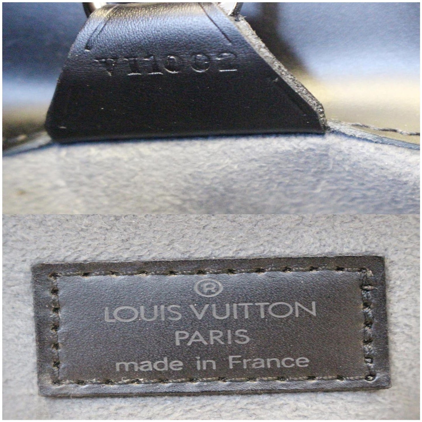 LOUIS VUITTON Noctambule Epi Leather Tote Bag Black