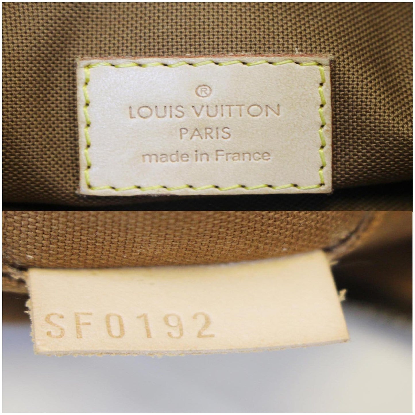 LOUIS VUITTON Odeon MM Monogram Canvas Shoulder Crossbody Bag Brown