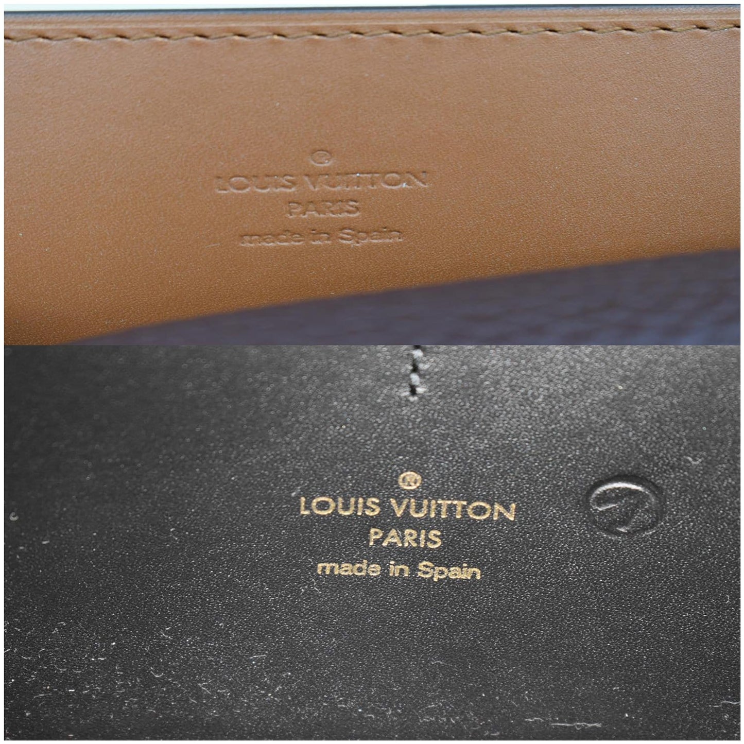 LOUIS VUITTON Dauphine Taurillon Leather Bumbag Blackberry Snow