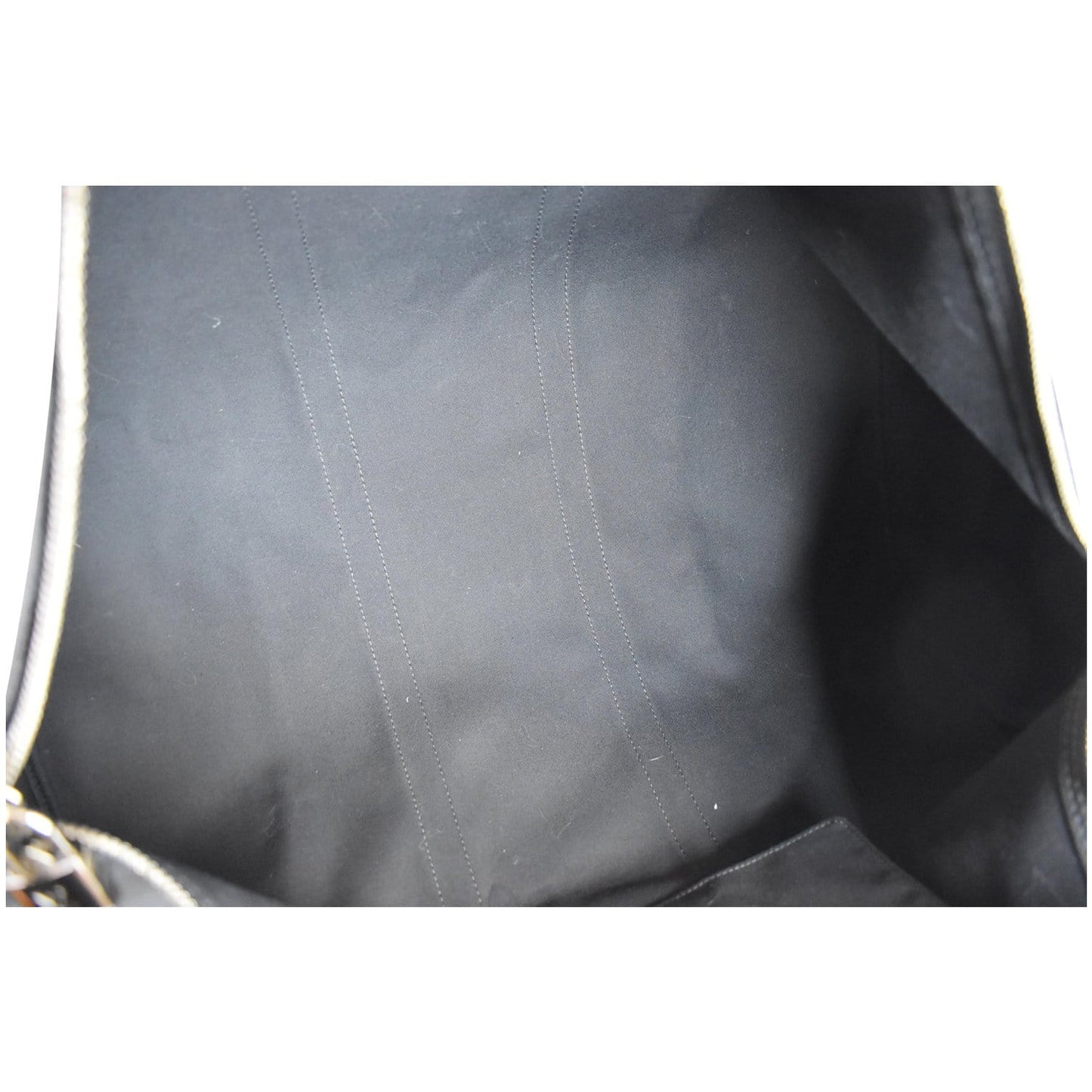LOUIS VUITTON Keepall Bandouliere 55 Damier Graphite Travel Bag Black