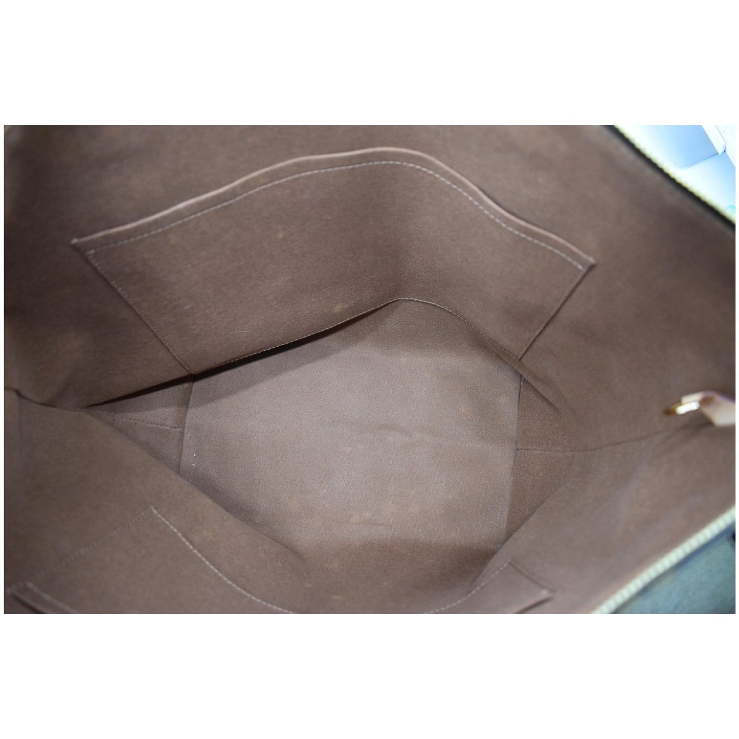 LOUIS VUITTON Totally GM Monogram Canvas Tote Shoulder Bag Brown