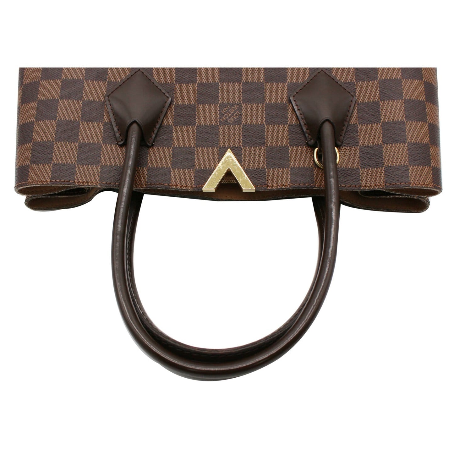 LOUIS VUITTON Kensington Damier Ebene Shoulder Bag Brown