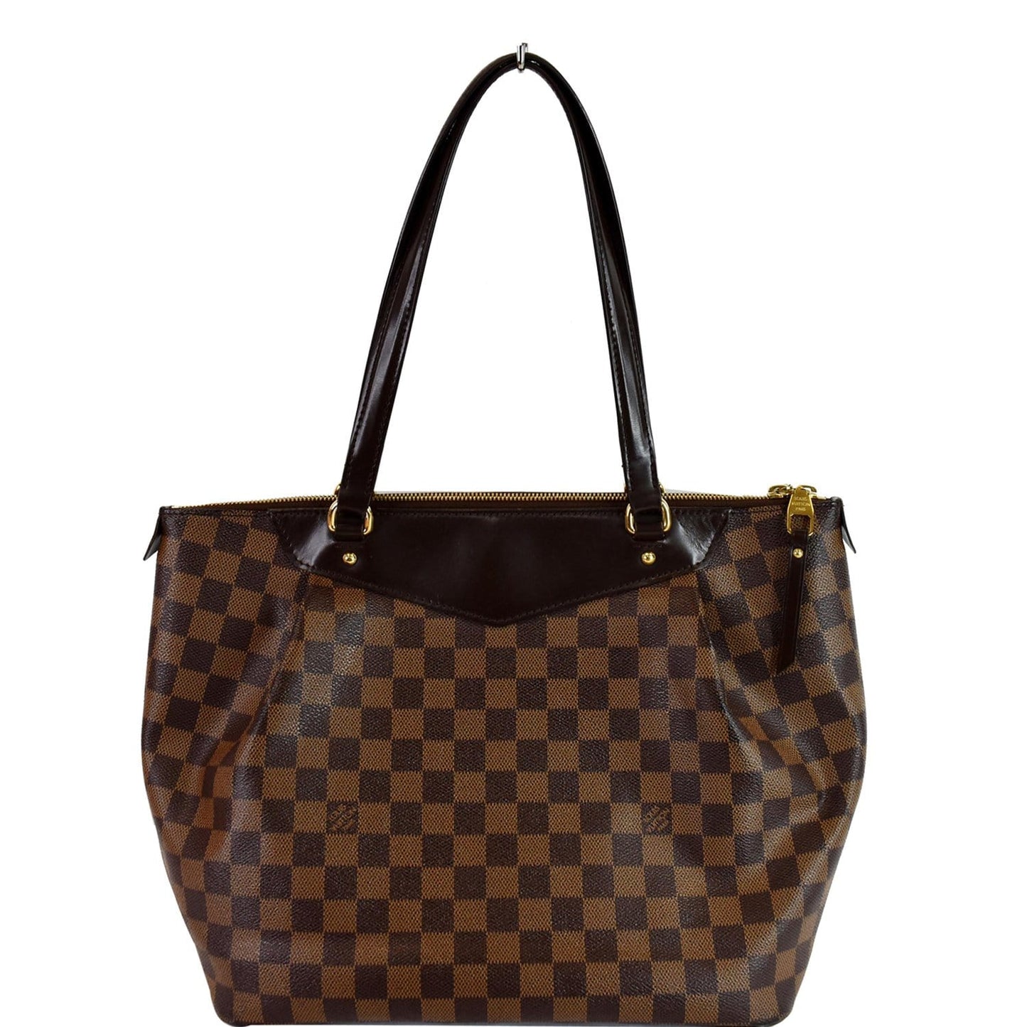 LOUIS VUITTON Westminster GM Damier Ebene Tote Shoulder Bag Brown