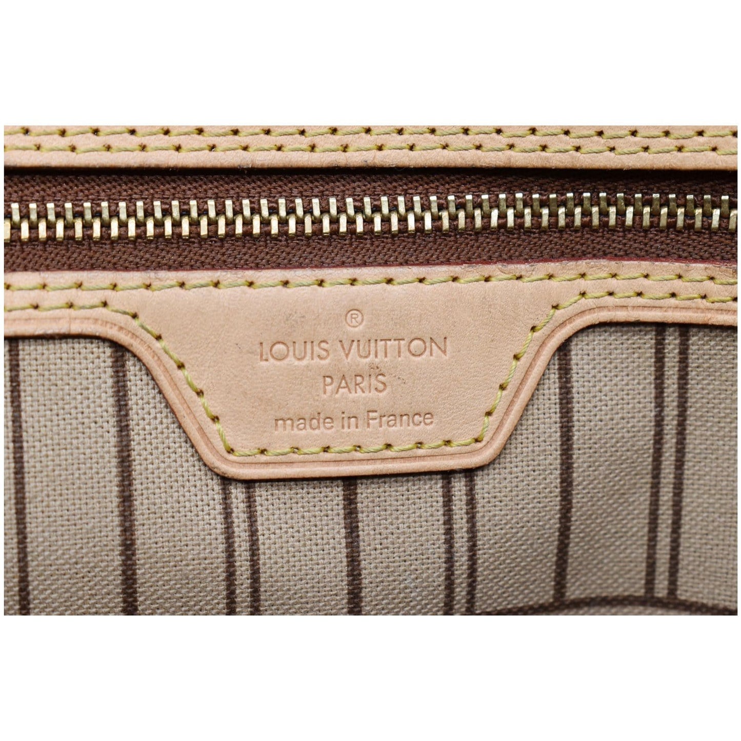 LOUIS VUITTON Neverfull GM Monogram Canvas Tote Bag Brown