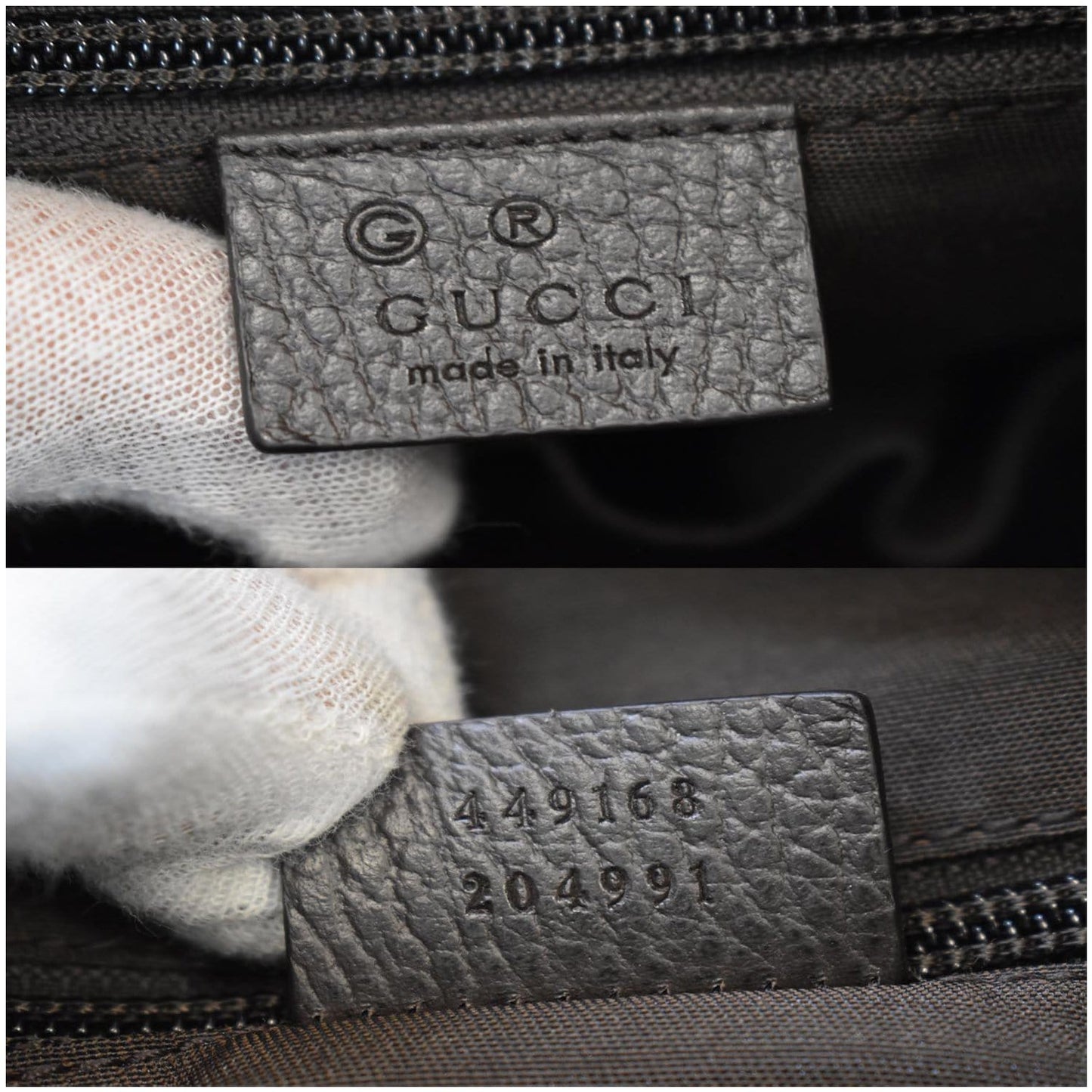 GUCCI GG Supreme Canvas Briefcase Beige 449168