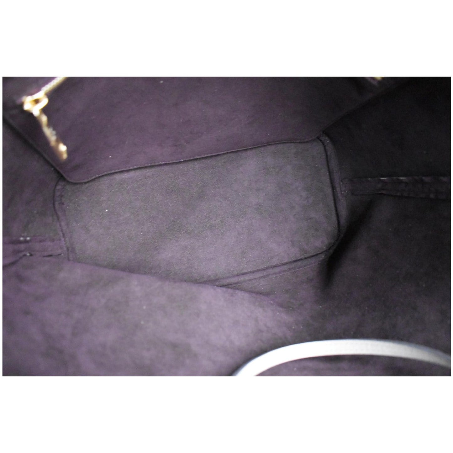 LOUIS VUITTON  Neverfull MM Monogram Empreinte Tote Bag Beige