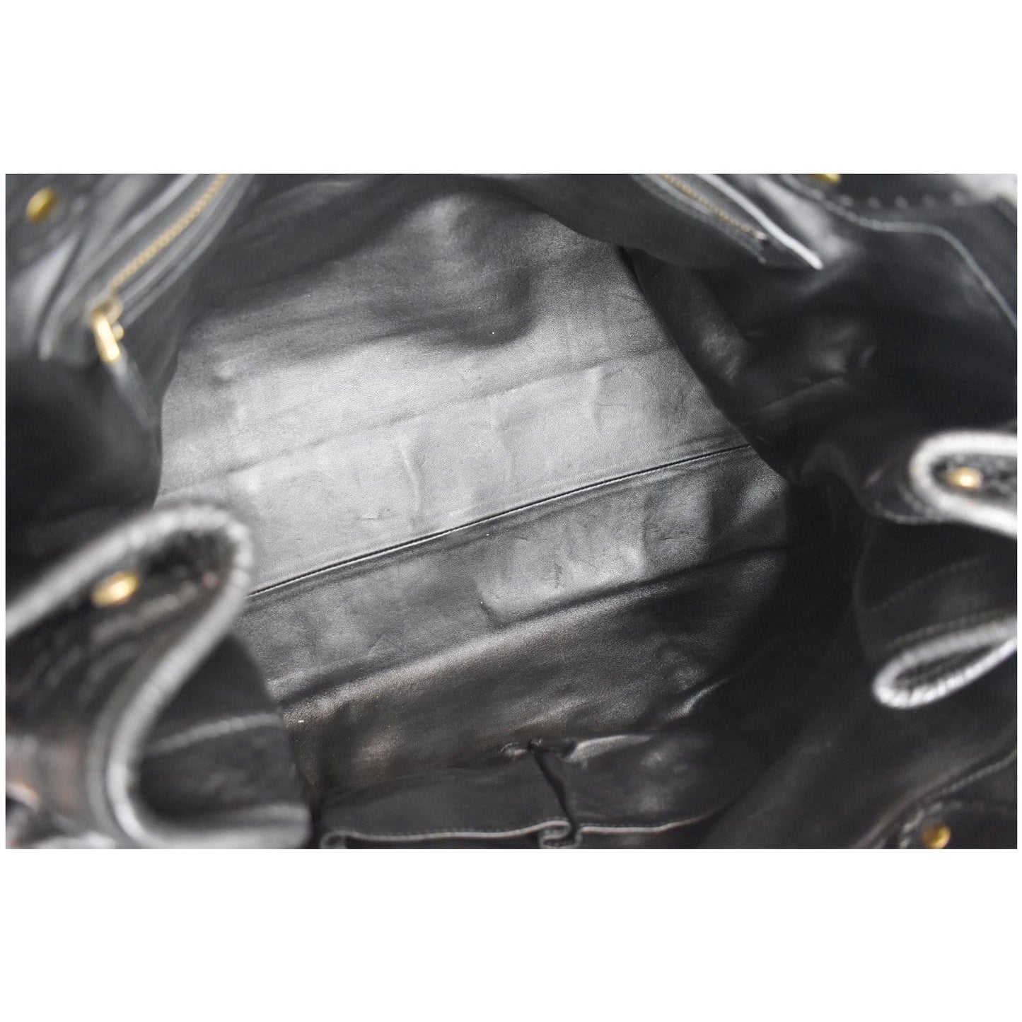 GUCCI Large GG Running Python Tote Bag Black 247179