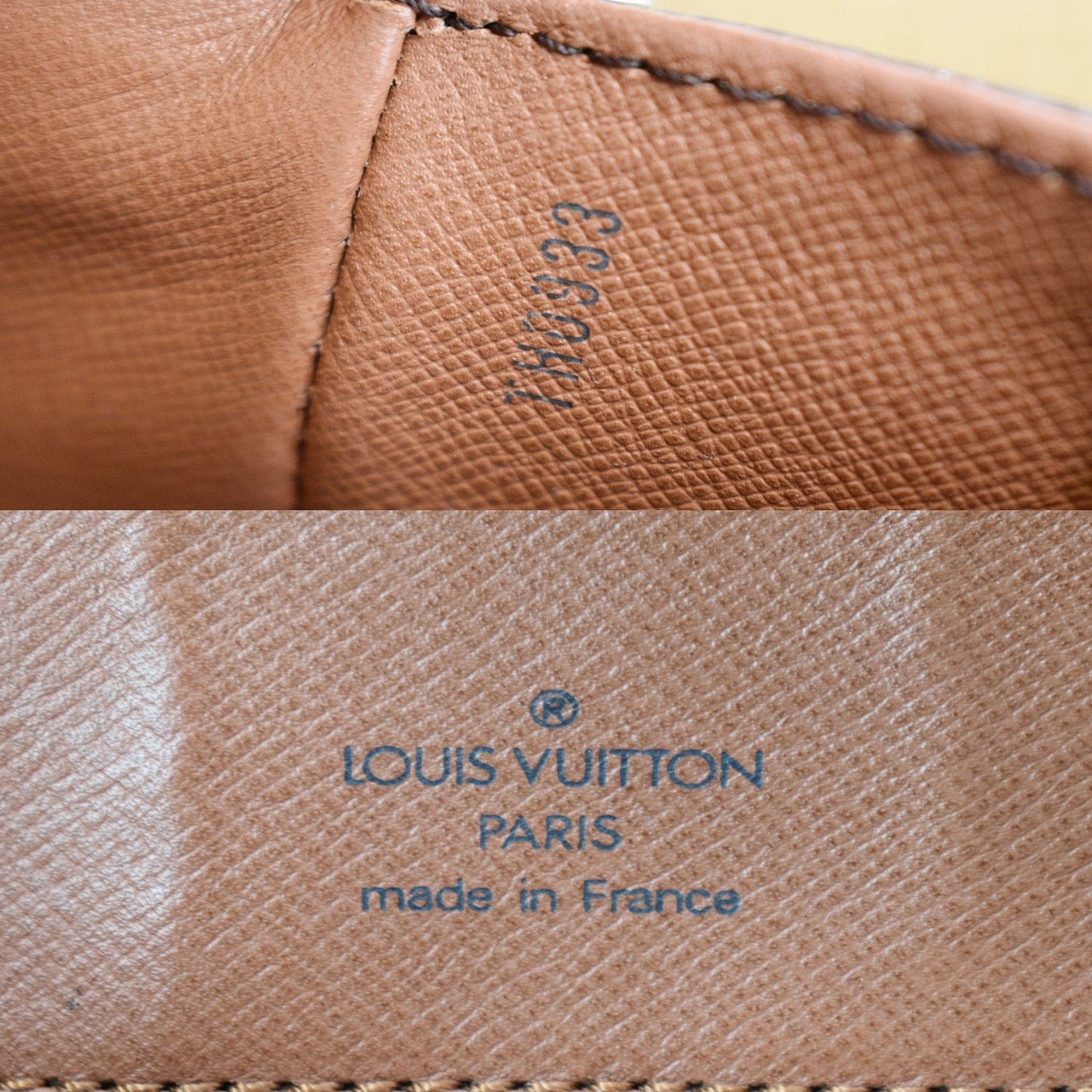 LOUIS VUITTON Saint Cloud GM Monogram Canvas Crossbody Bag Brown