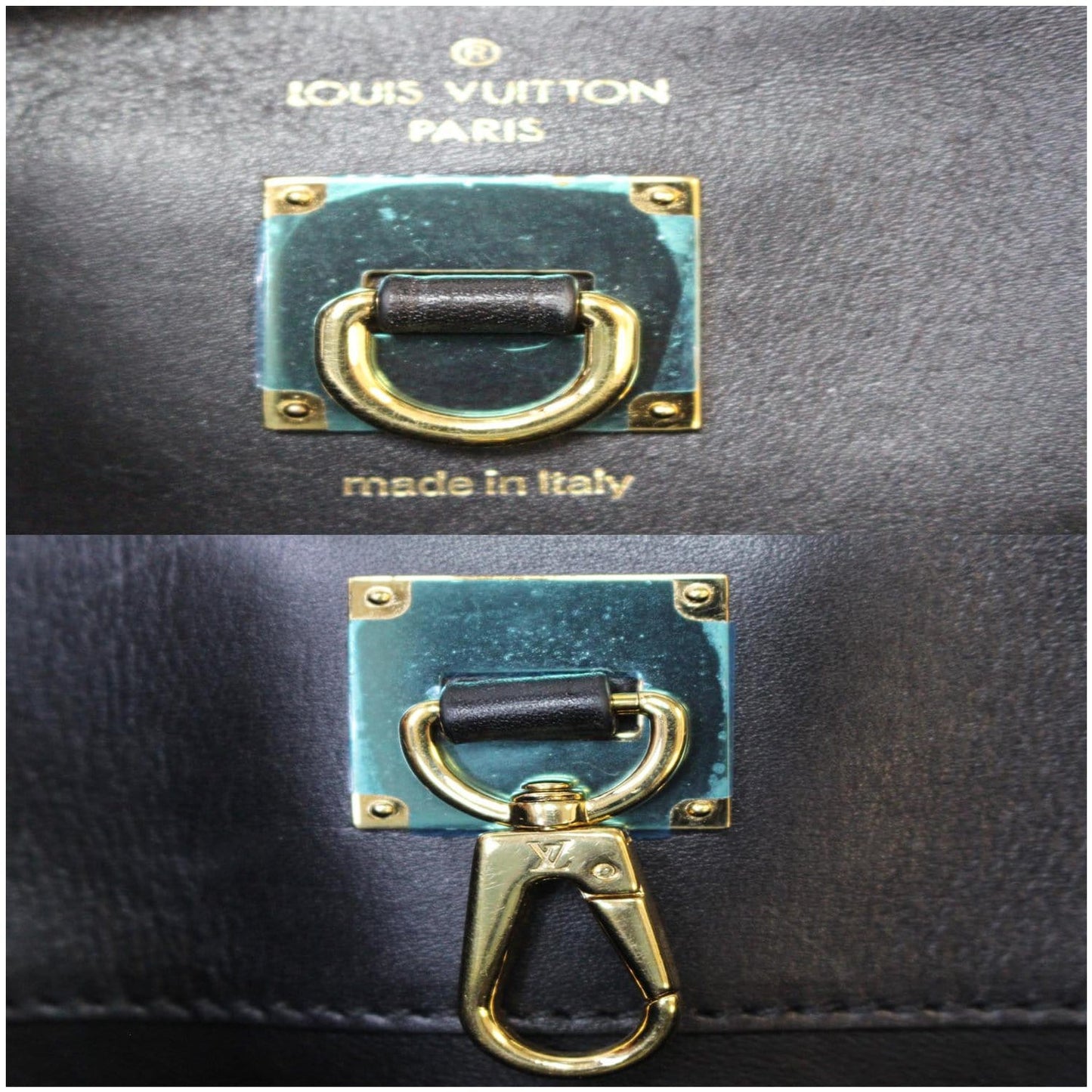 LOUIS VUITTON City Steamer GM Noir Black Leather Shoulder Bag - 15% OFF