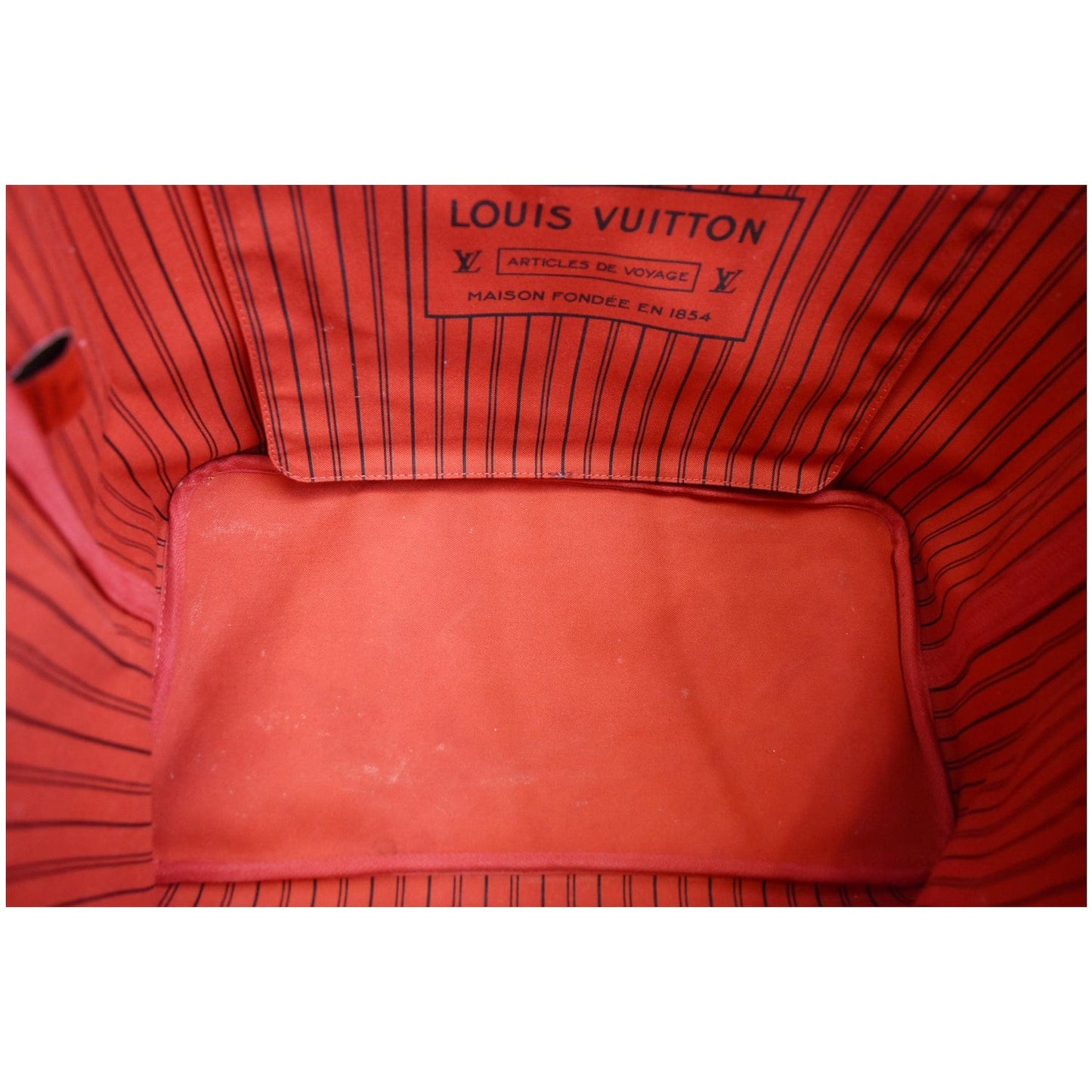 LOUIS VUITTON Neverfull GM Damier Ebene Tote Shoulder Bag Brown