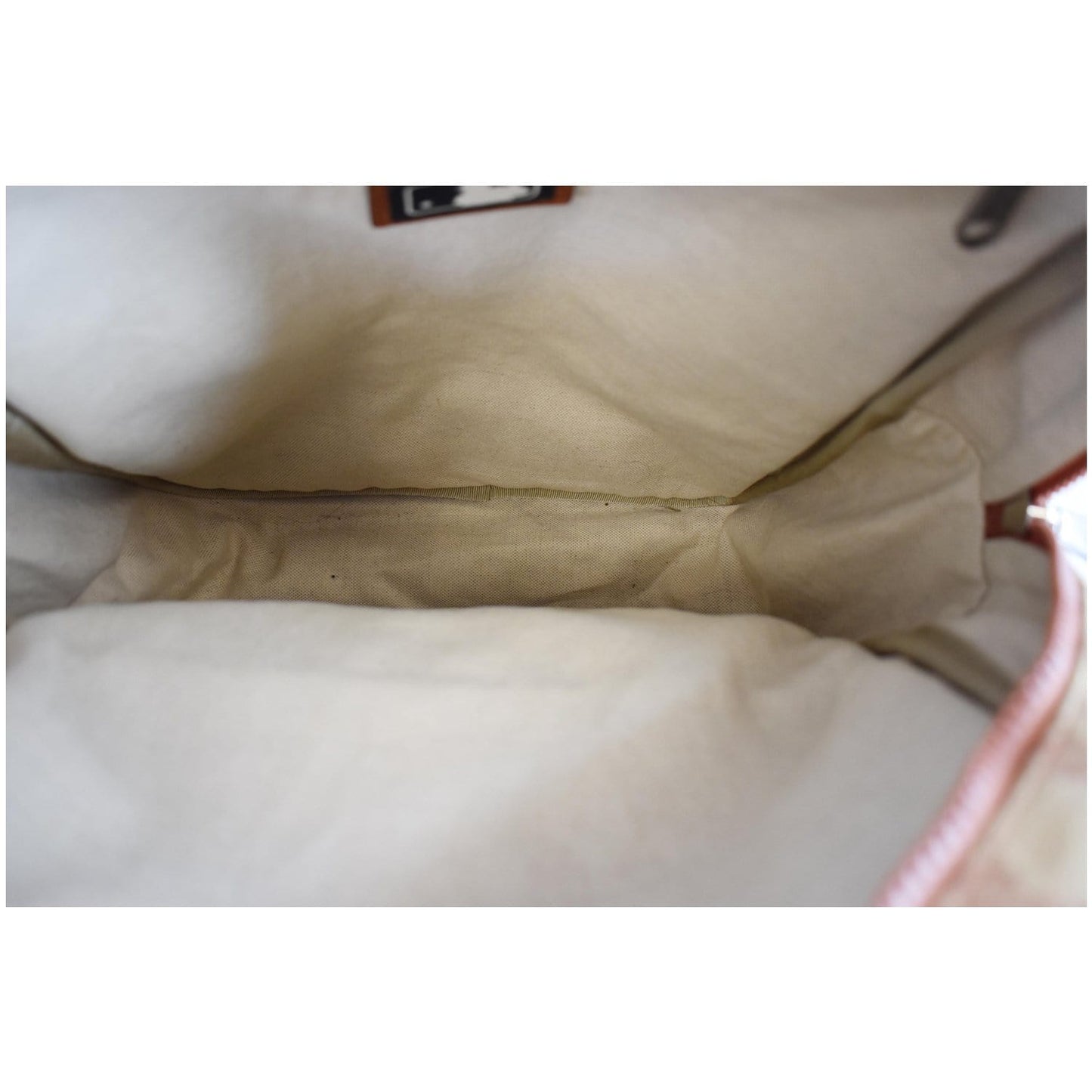 GUCCI Medium NY Yankees GG Canvas Backpack Bag Beige 536724