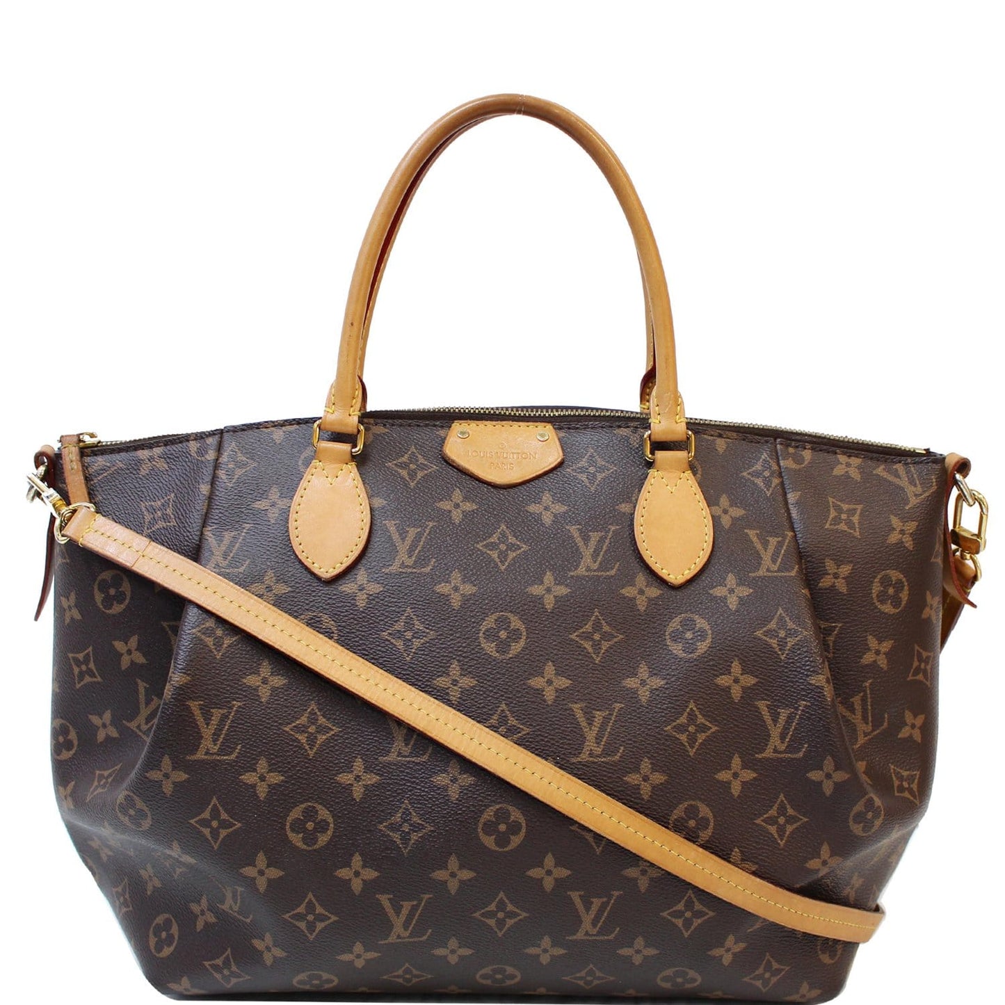 LOUIS VUITTON Turenne GM Monogram Canvas 2 Way Shoulder Bag Brown