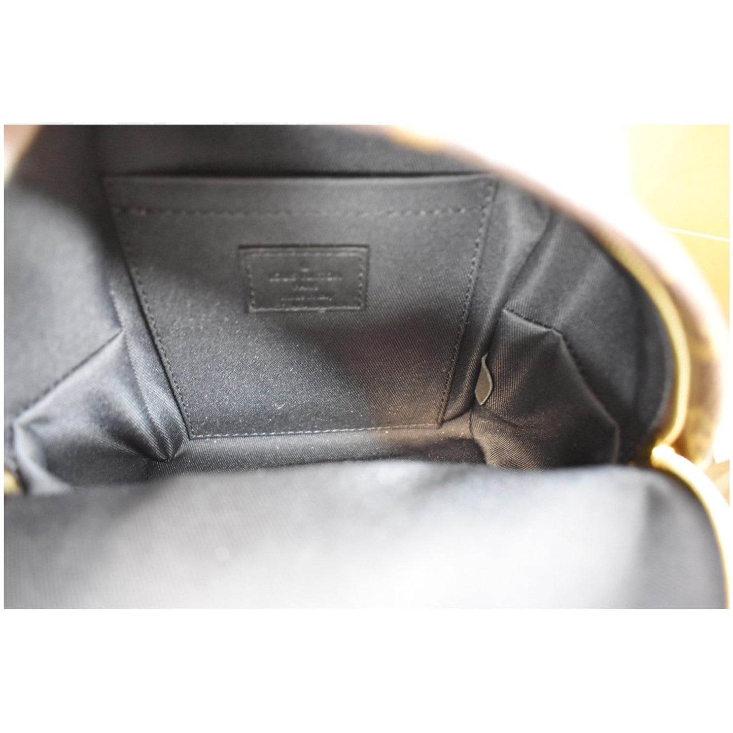 LOUIS VUITTON  Palm Springs Mini Monogram Canvas Backpack Brown