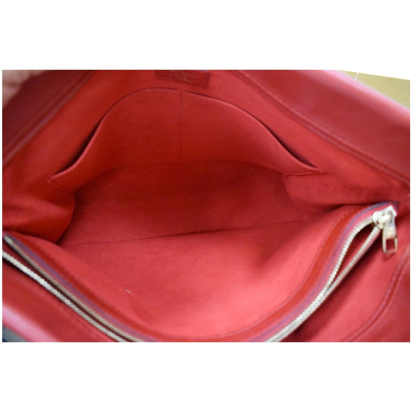LOUIS VUITTON Pallas Chain Monogram Canvas Shopper Bag Brown