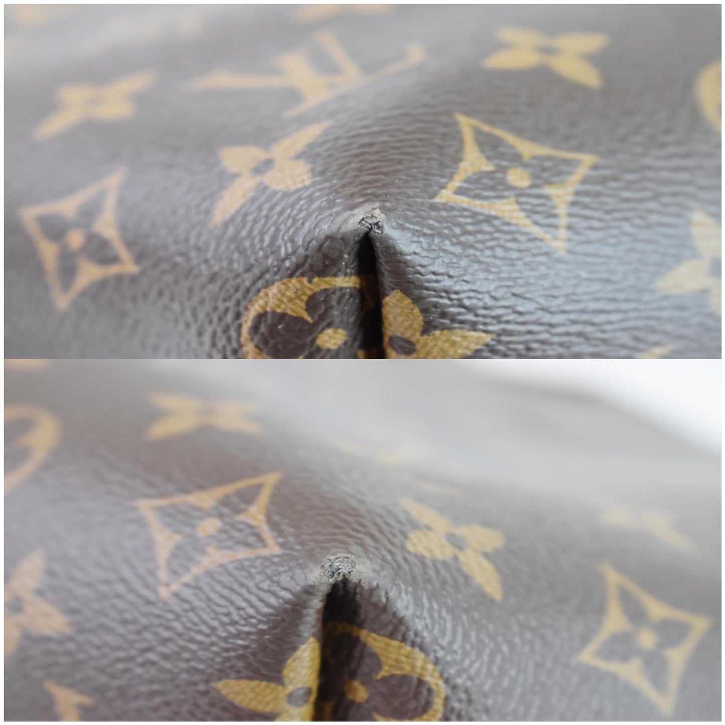 LOUIS VUITTON Graceful MM Monogram Canvas Shoulder Bag Brown