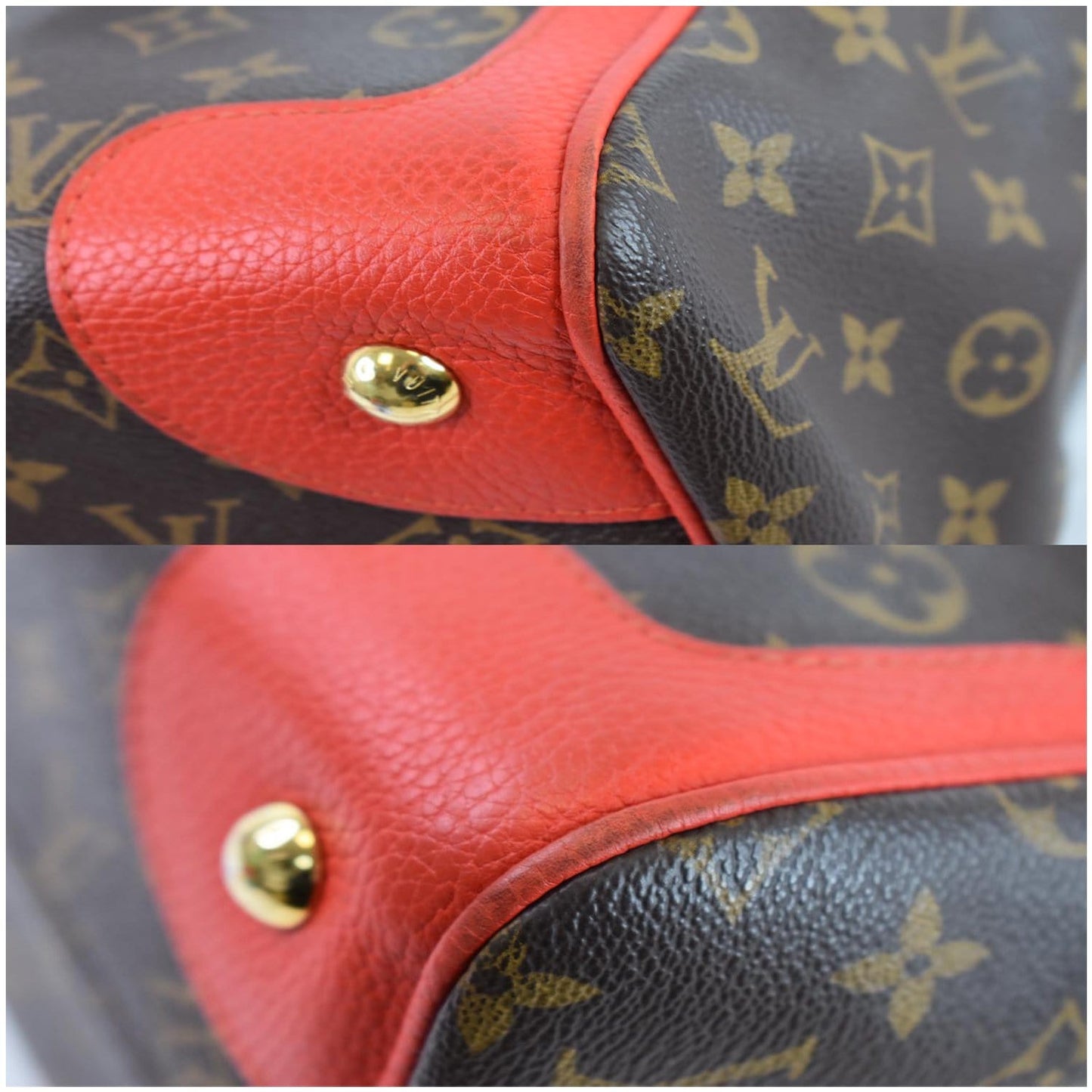 LOUIS VUITTON Estrela NM Monogram Canvas 2Way Shoulder Bag Coquelicot