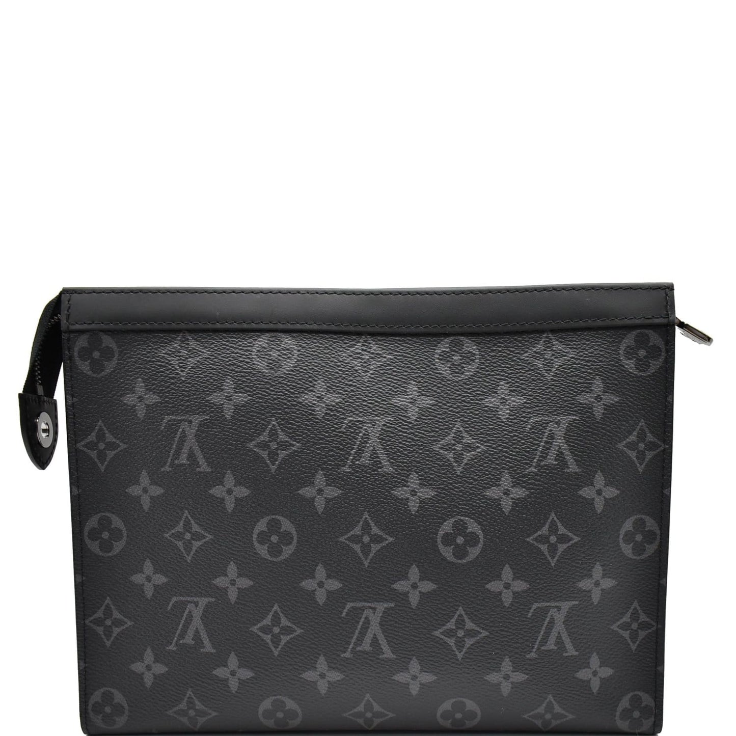 LOUIS VUITTON Voyage MM Monogram Eclipse Pochette Bag Black - 10% OFF