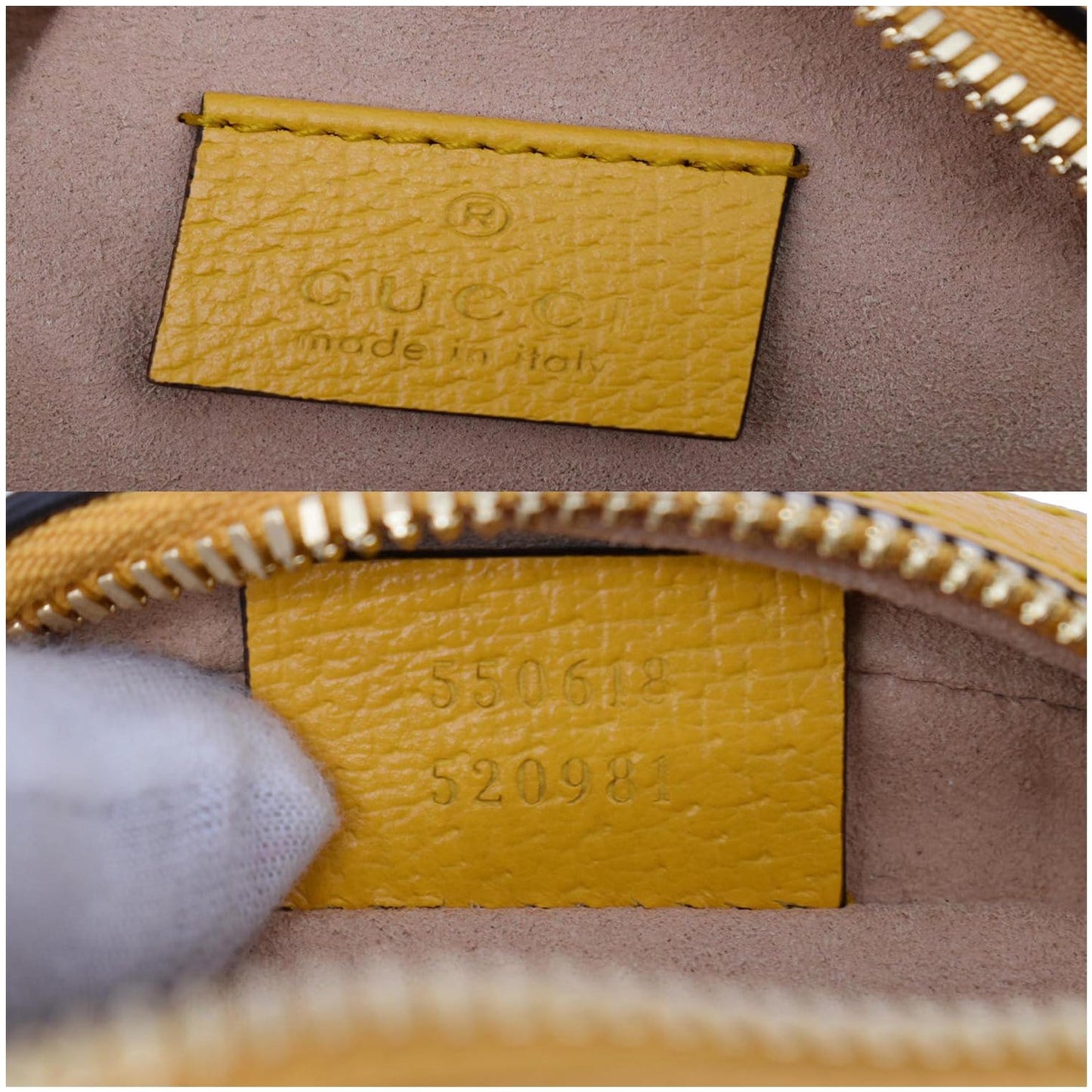 GUCCI Ophidia Mini Flora GG Round Supreme Monogram Web Crossbody Bag Yellow 550618