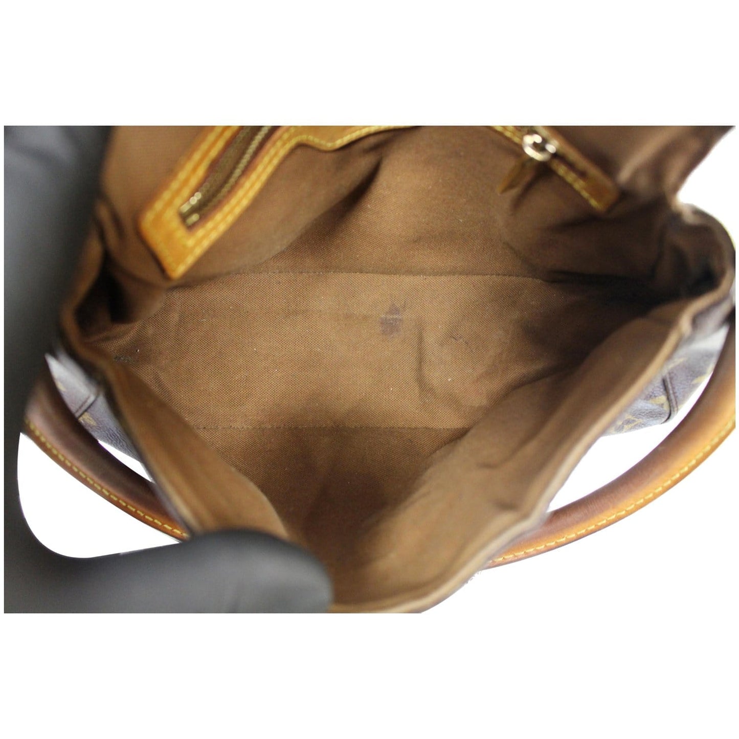 LOUIS VUITTON Looping PM Monogram Canvas Satchel Bag Bown