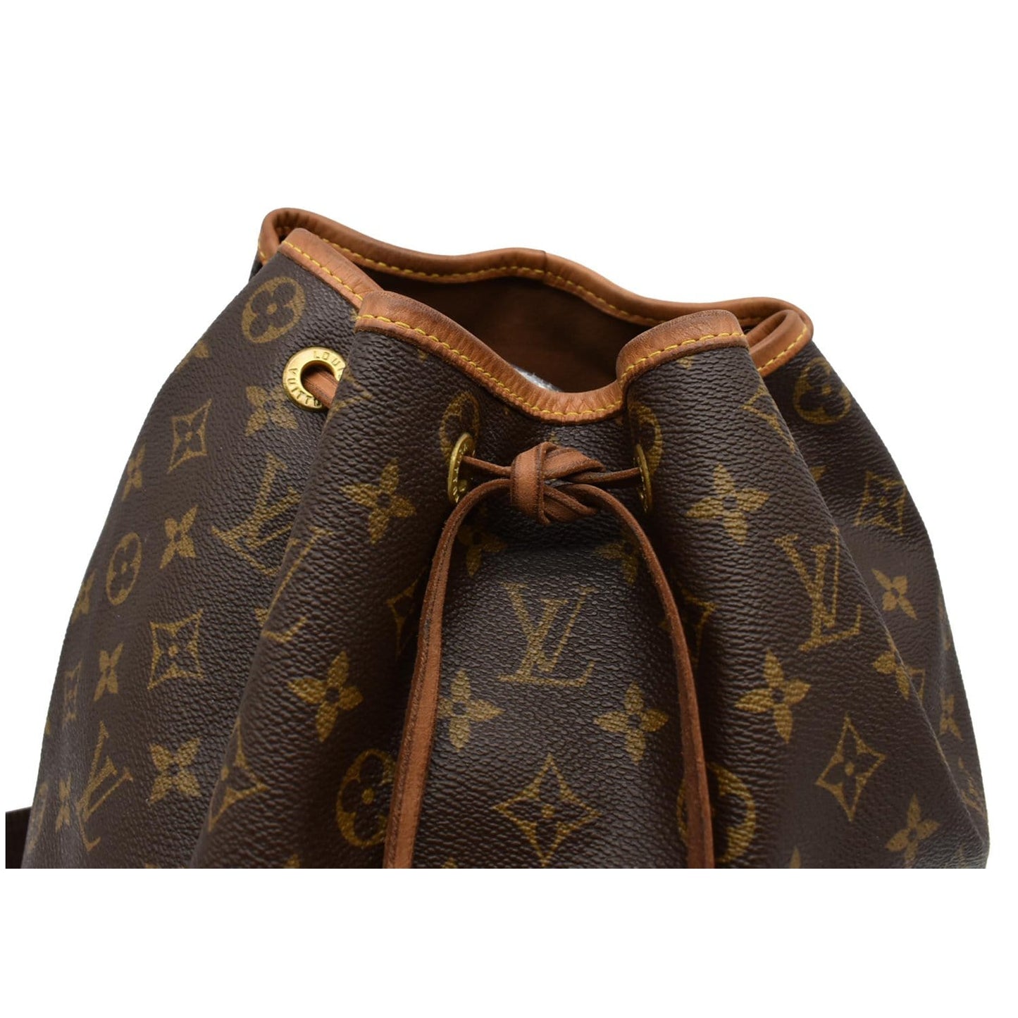 LOUIS VUITTON Montsouris GM Monogram Canvas Backpack Bag Brown