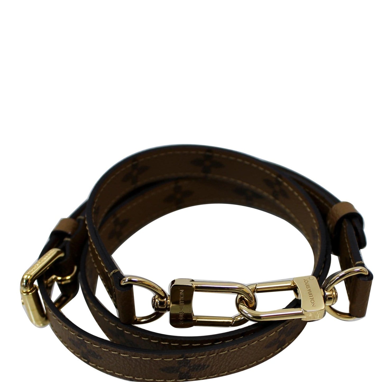 LOUIS VUITTON Monogram Reverse Adjustable Strap Brown - 25% OFF
