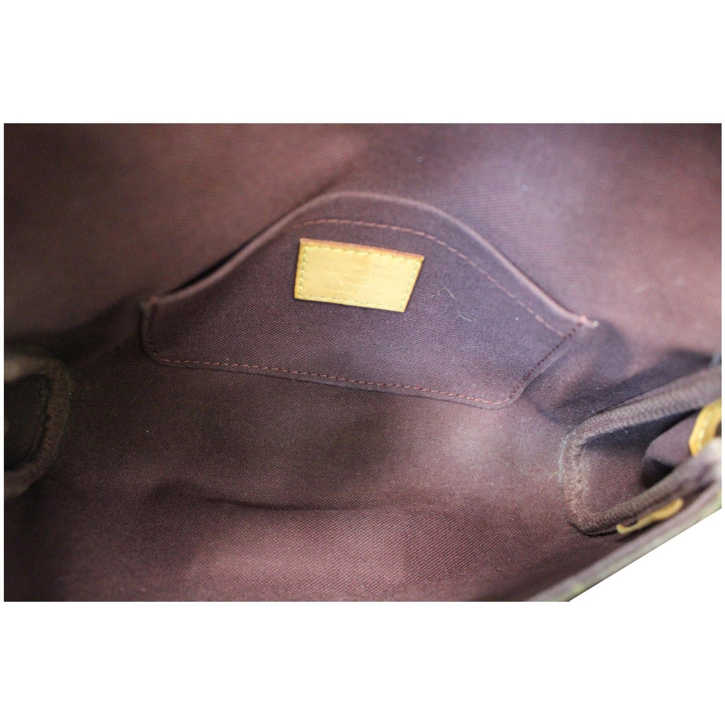 LOUIS VUITTON Favorite PM Monogram Canvas Crossbody Bag Brown