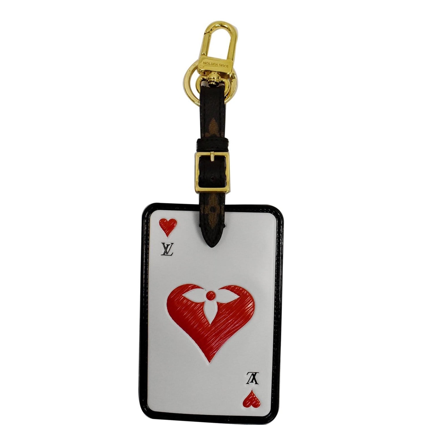 LOUIS VUITTON Game On Monogram Canvas Luggage Tag Bag Charm Brown - Final Sale