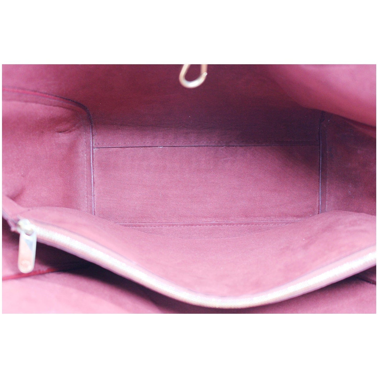 LOUIS VUITTON Kimono Monogram Calfskin Tote Bag Brown/Cerise