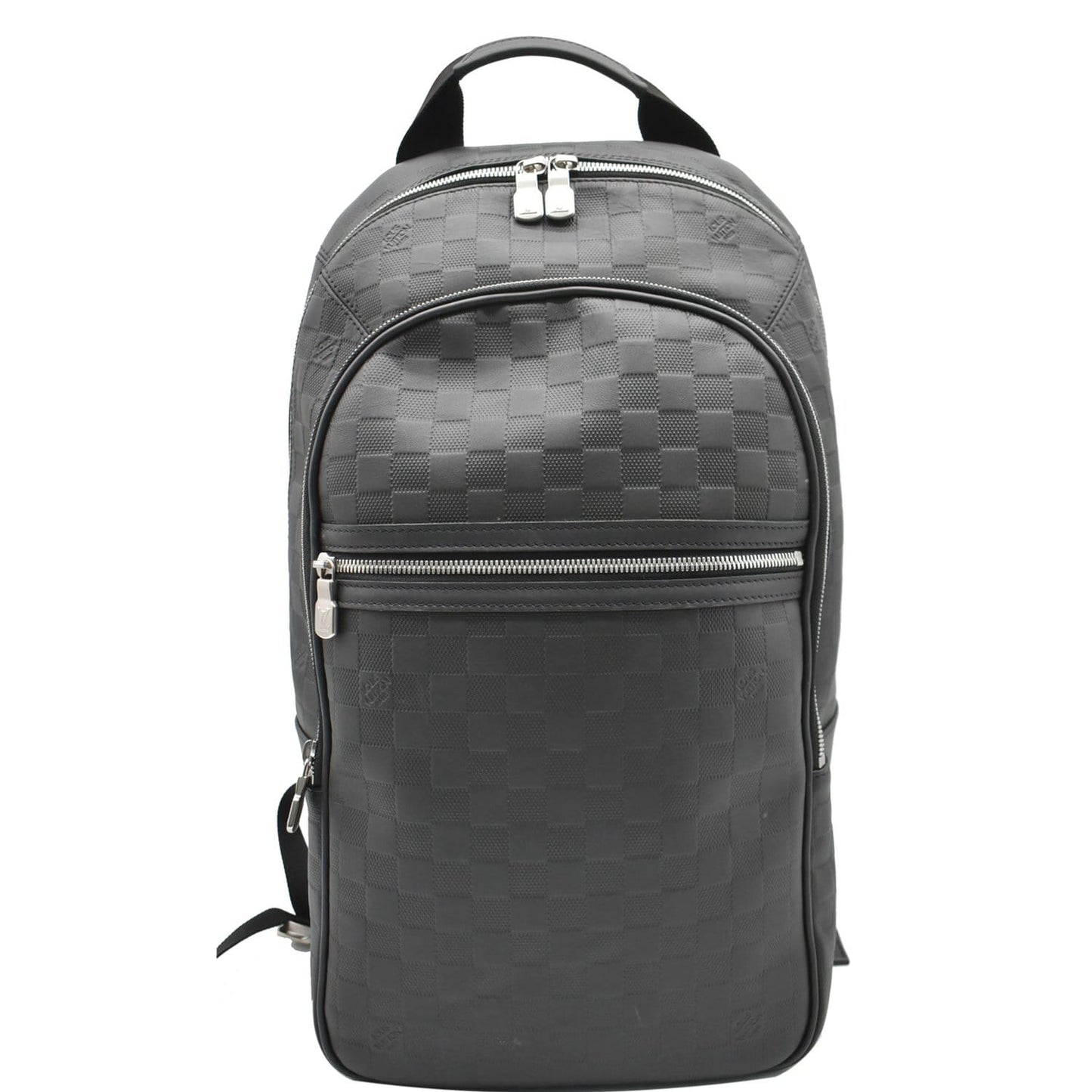 LOUIS VUITTON Michael Damier Infini Leather Backpack Bag Black