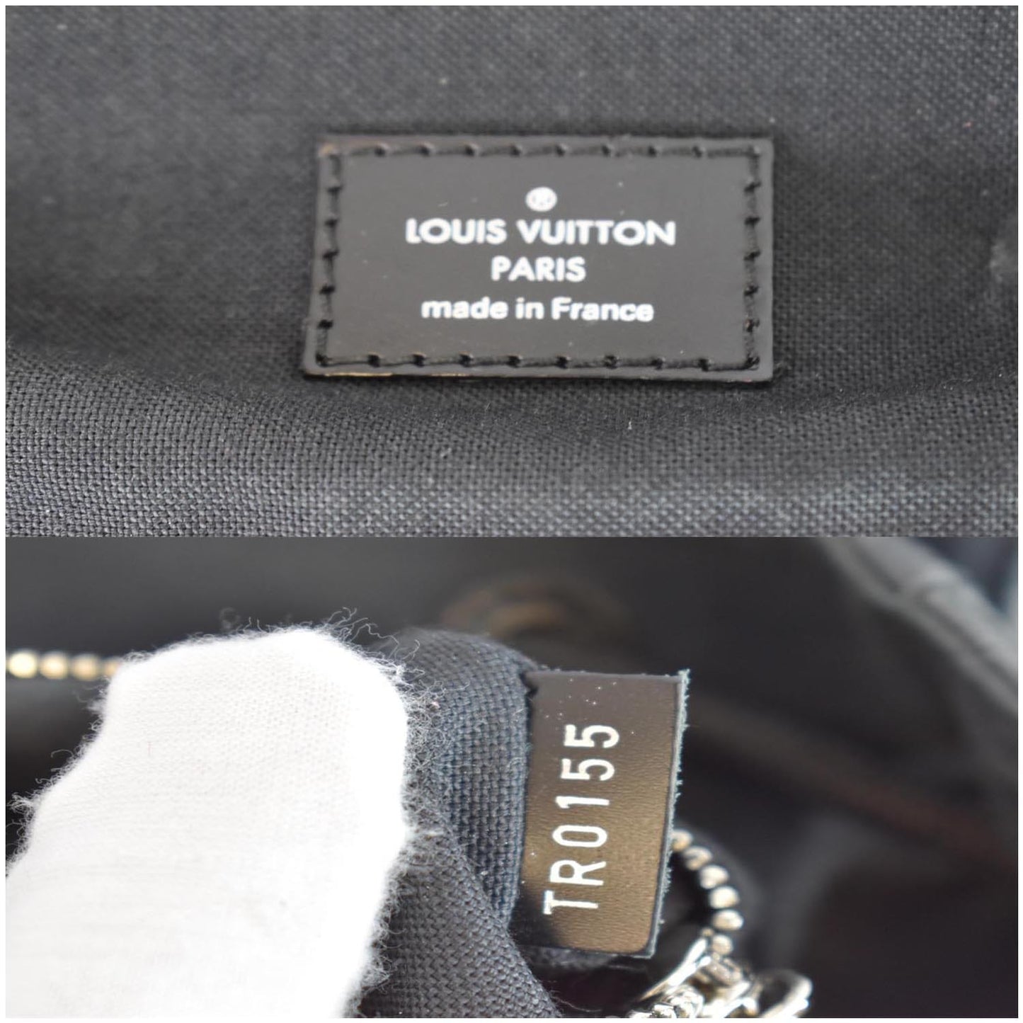 LOUIS VUITTON Christopher PM Damier Graphite Backpack Bag Black