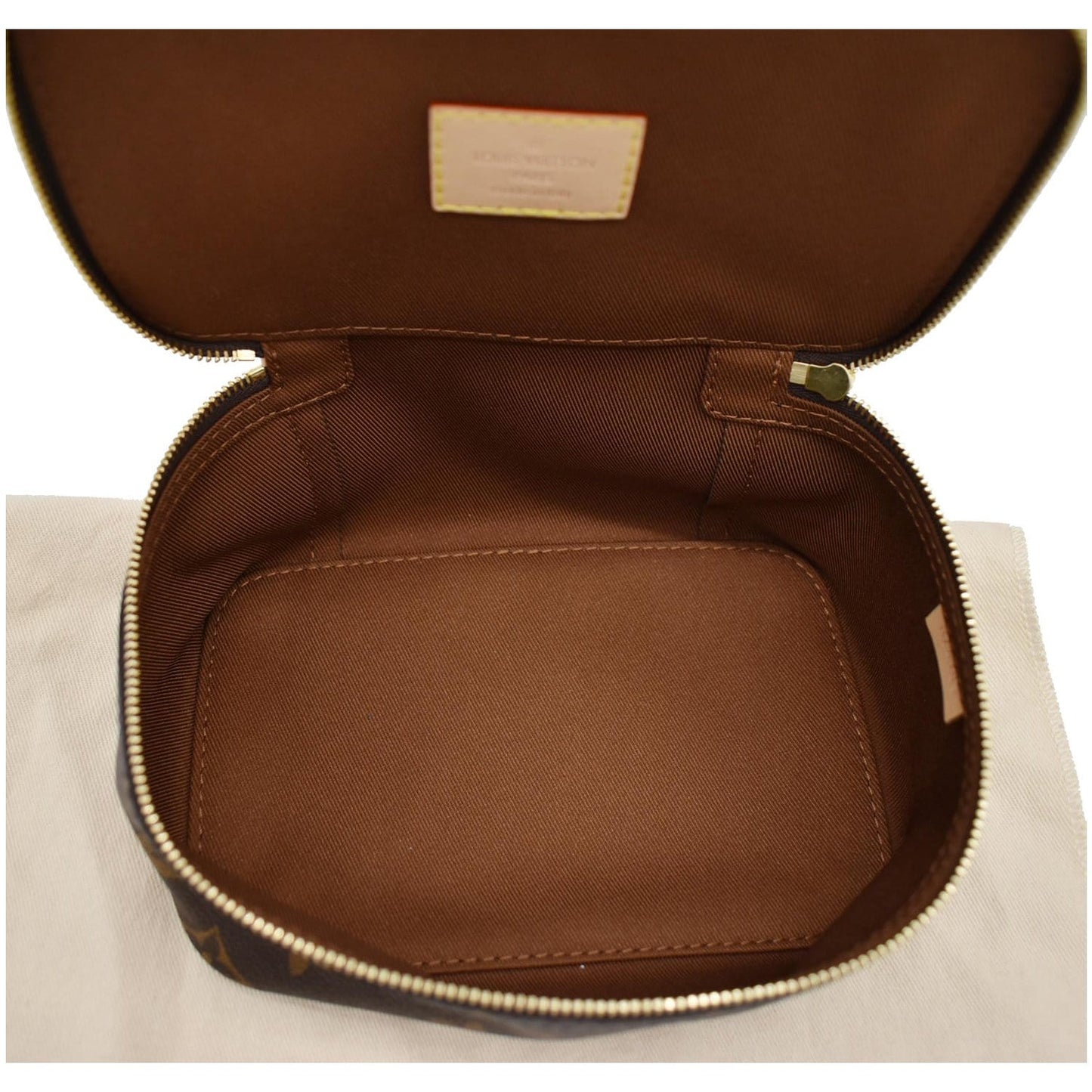 LOUIS VUITTON Packing Cube PM Monogram Canvas Cosmetic Bag Brown