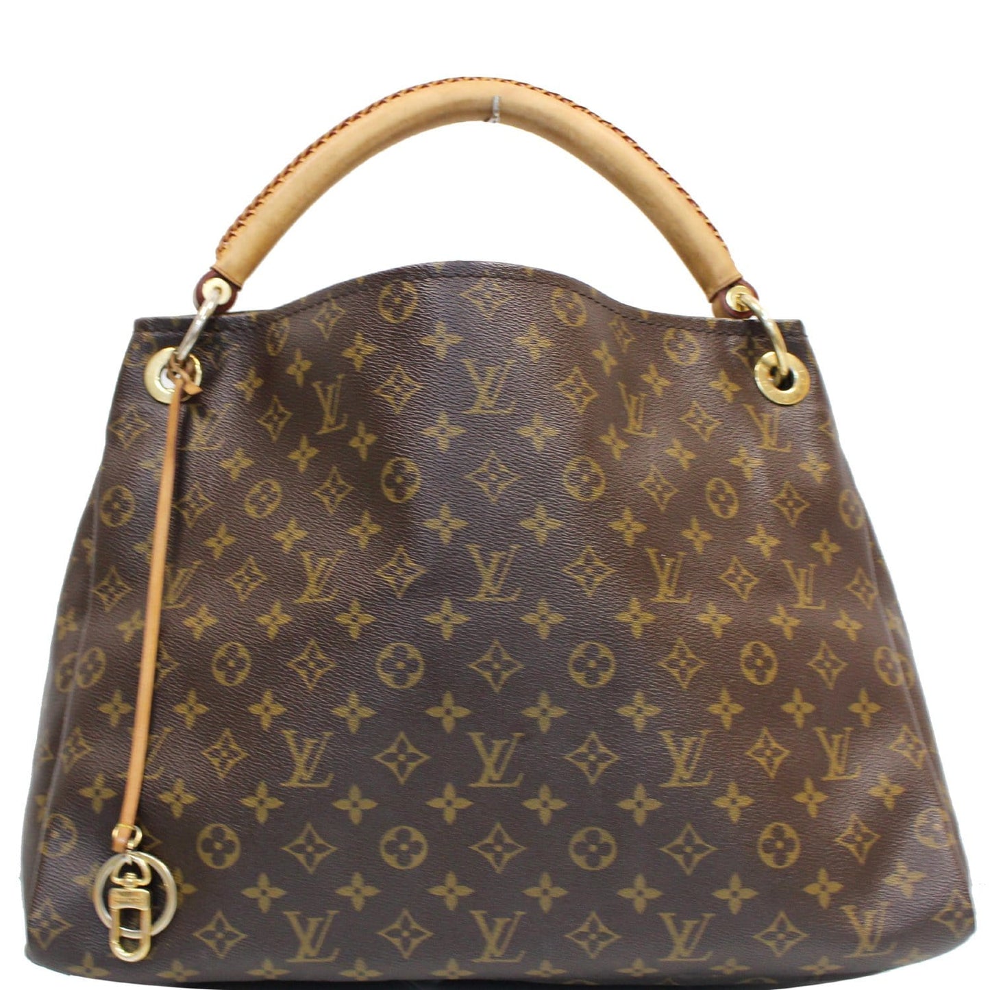 LOUIS VUITTON Artsy MM Monogram Canvas Shoulder Bag Brown