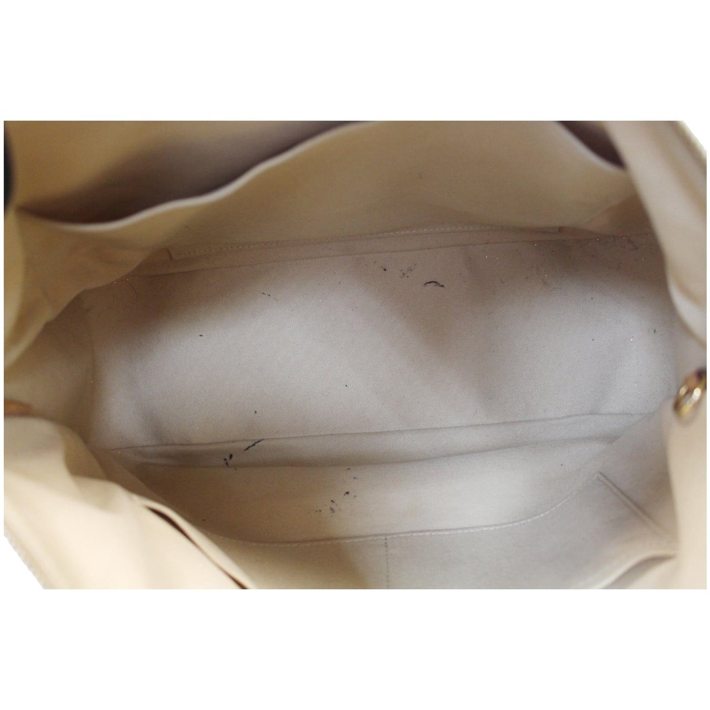 LOUIS VUITTON Siracusa GM Damier Azur Shoulder Handbag White