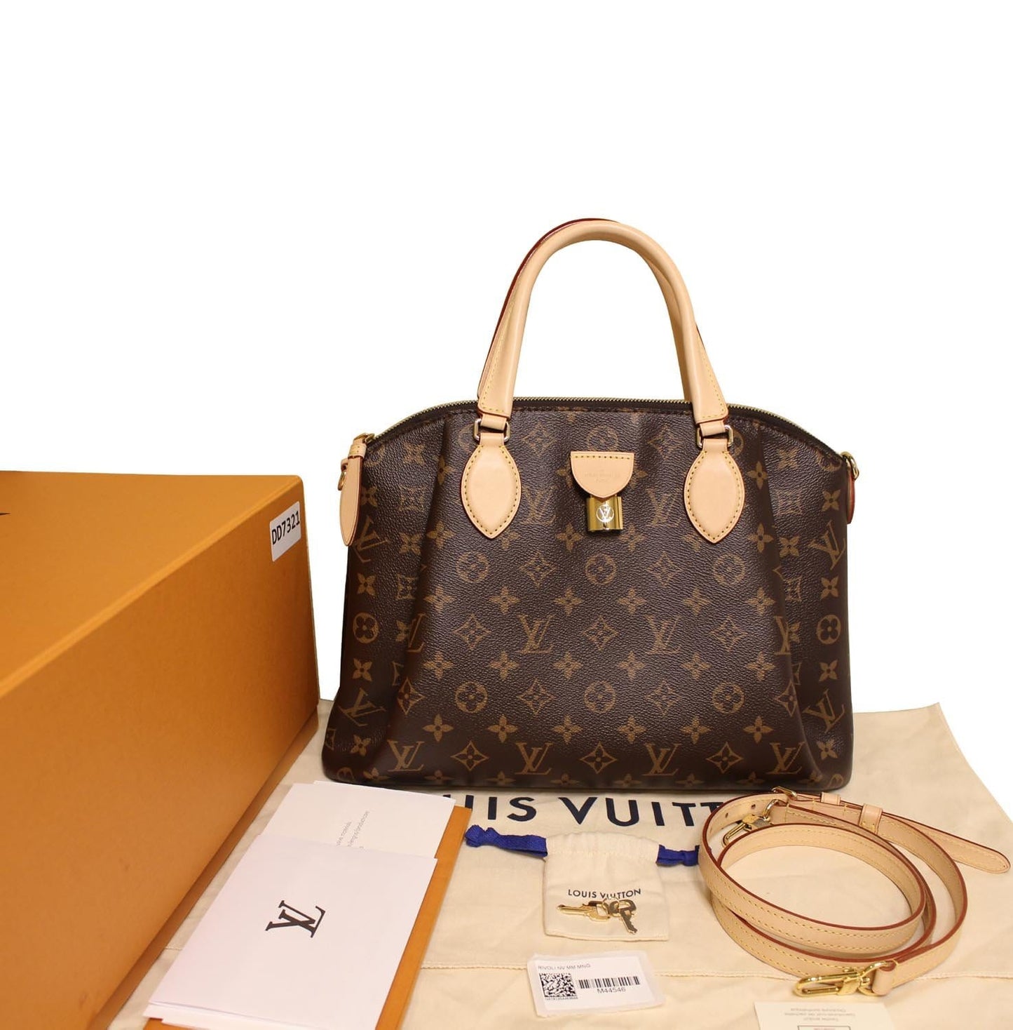 LOUIS VUITTON Rivoli MM Monogram Canvas 2WAY Shoulder Bag